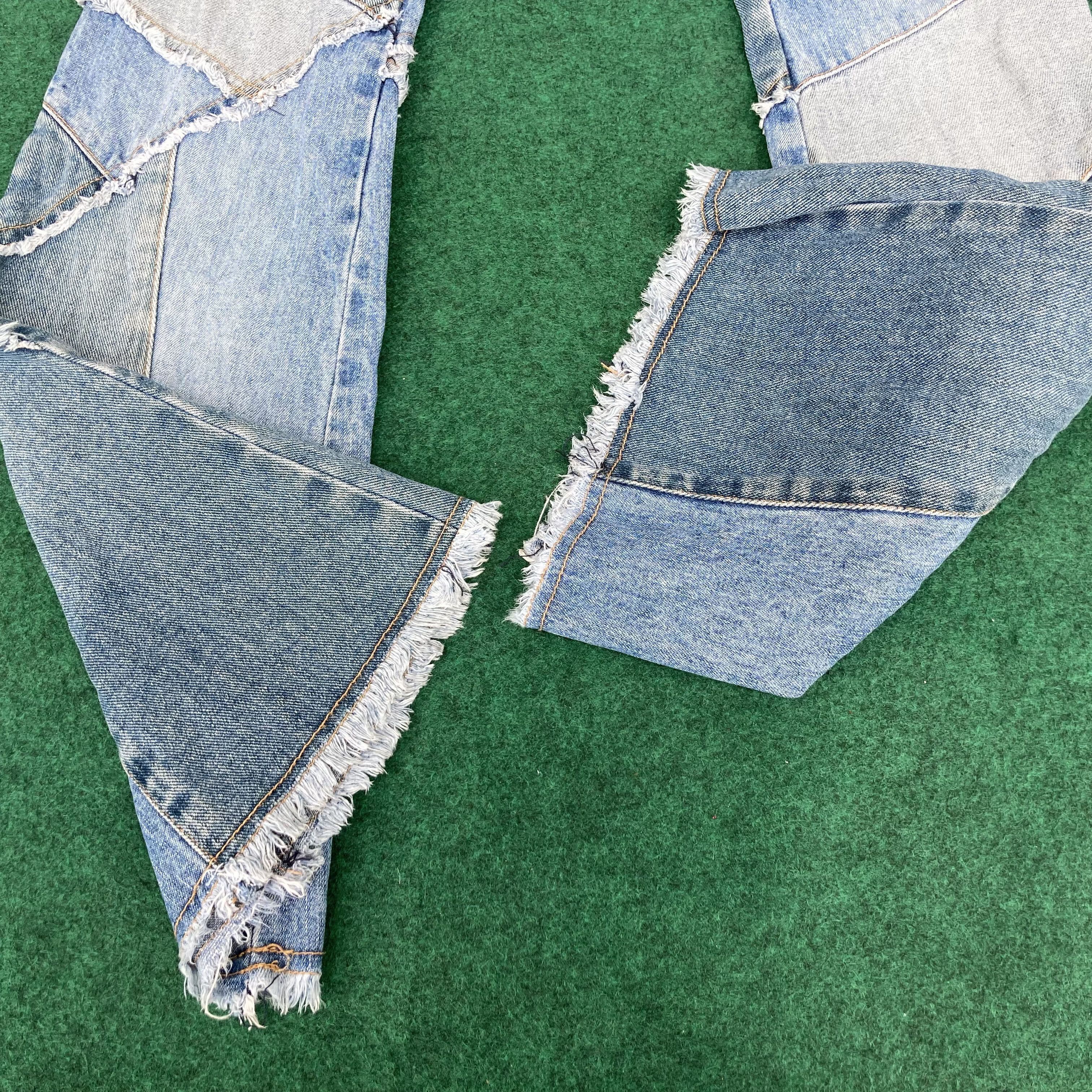 Japanese Brand × Vintage Vtg Casata Women Rocks Design Patchwork Hip HOp 90s Jeans Size 27" / US 4 / IT 40 - 5 Thumbnail
