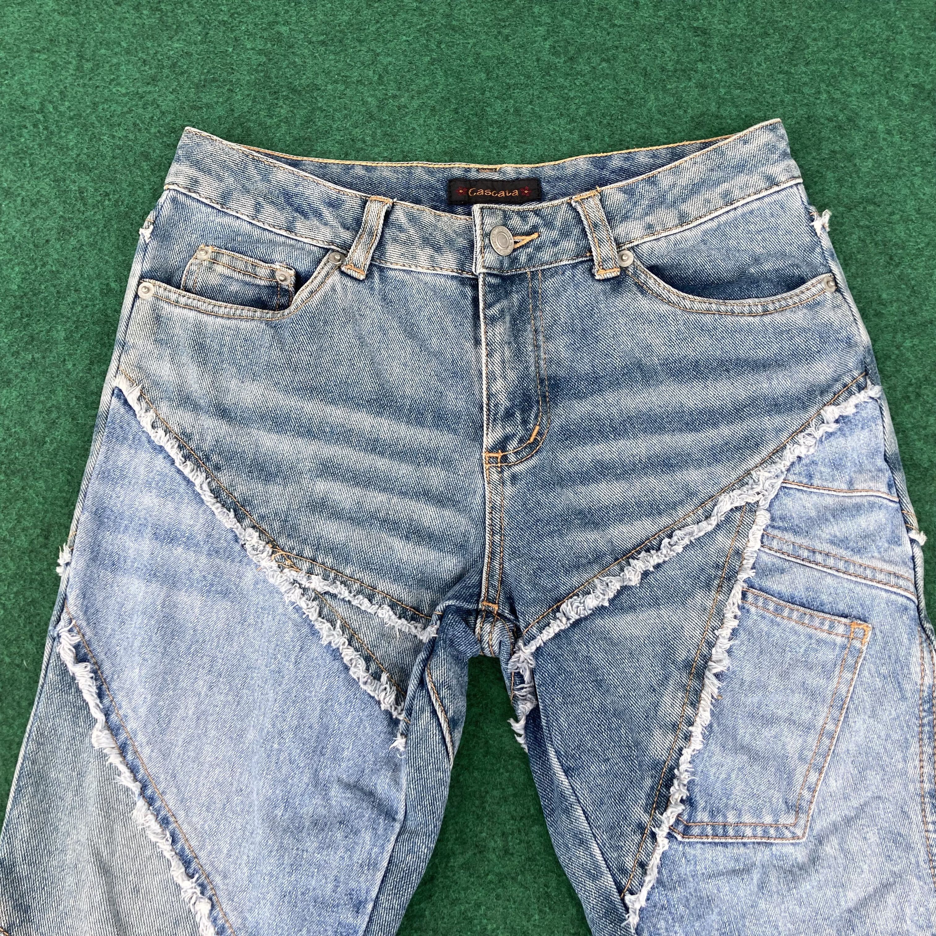 Japanese Brand × Vintage Vtg Casata Women Rocks Design Patchwork Hip HOp 90s Jeans Size 27" / US 4 / IT 40 - 3 Thumbnail
