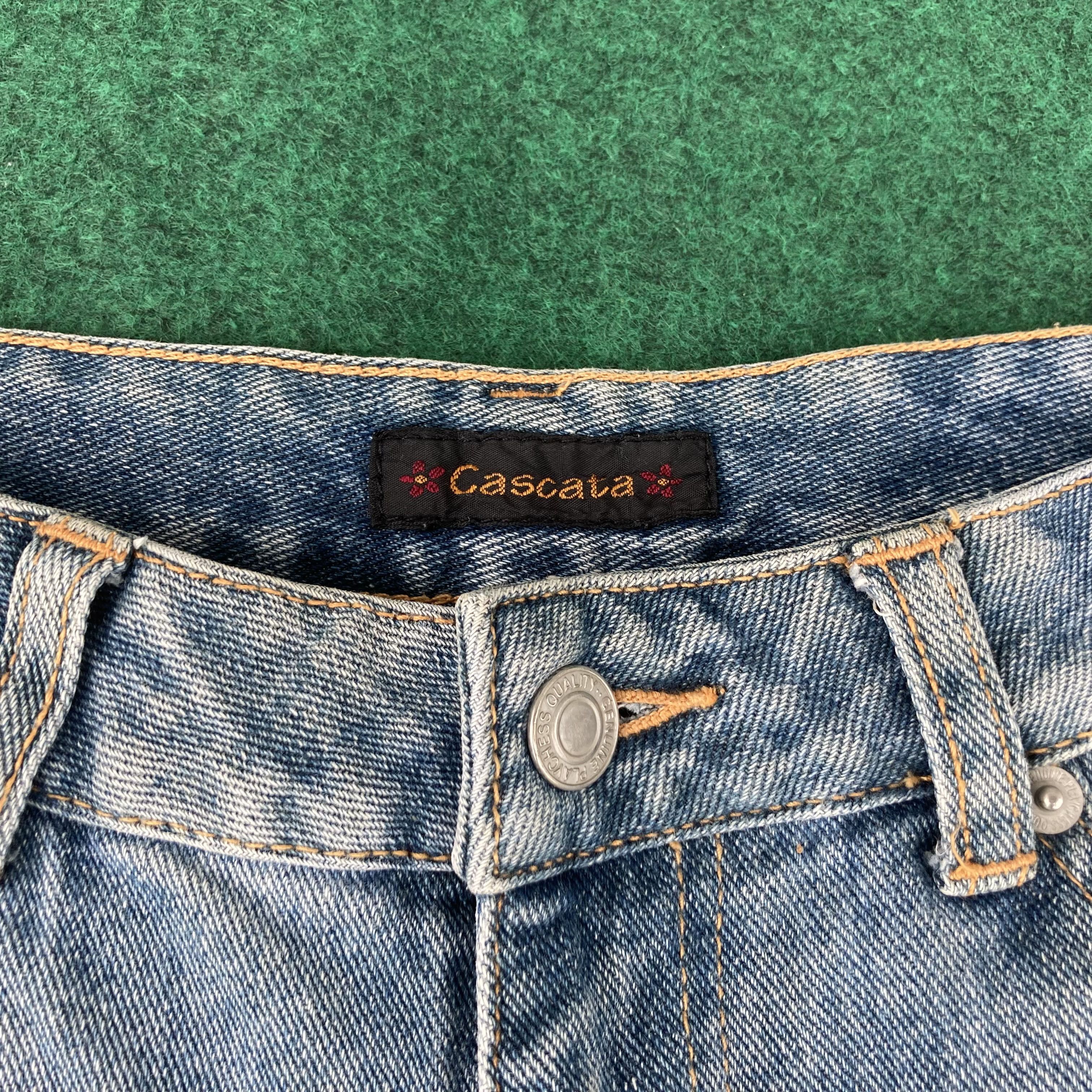 Japanese Brand × Vintage Vtg Casata Women Rocks Design Patchwork Hip HOp 90s Jeans Size 27" / US 4 / IT 40 - 4 Thumbnail