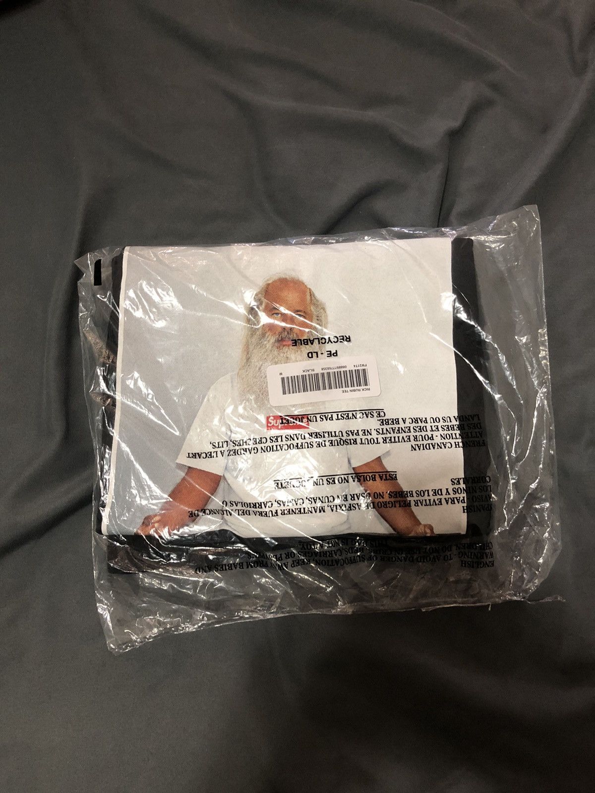 Supreme Supreme Rick Rubin Photo Tee Black Size US M / EU 48-50 / 2 - 1 Thumbnail