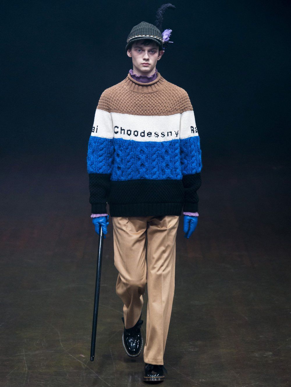 Jun Takahashi BNWT RUNWAY UCX4905 MULTICOLOR KNIT TURTLENECK SWEATER Size US M / EU 48-50 / 2 - 1 Thumbnail