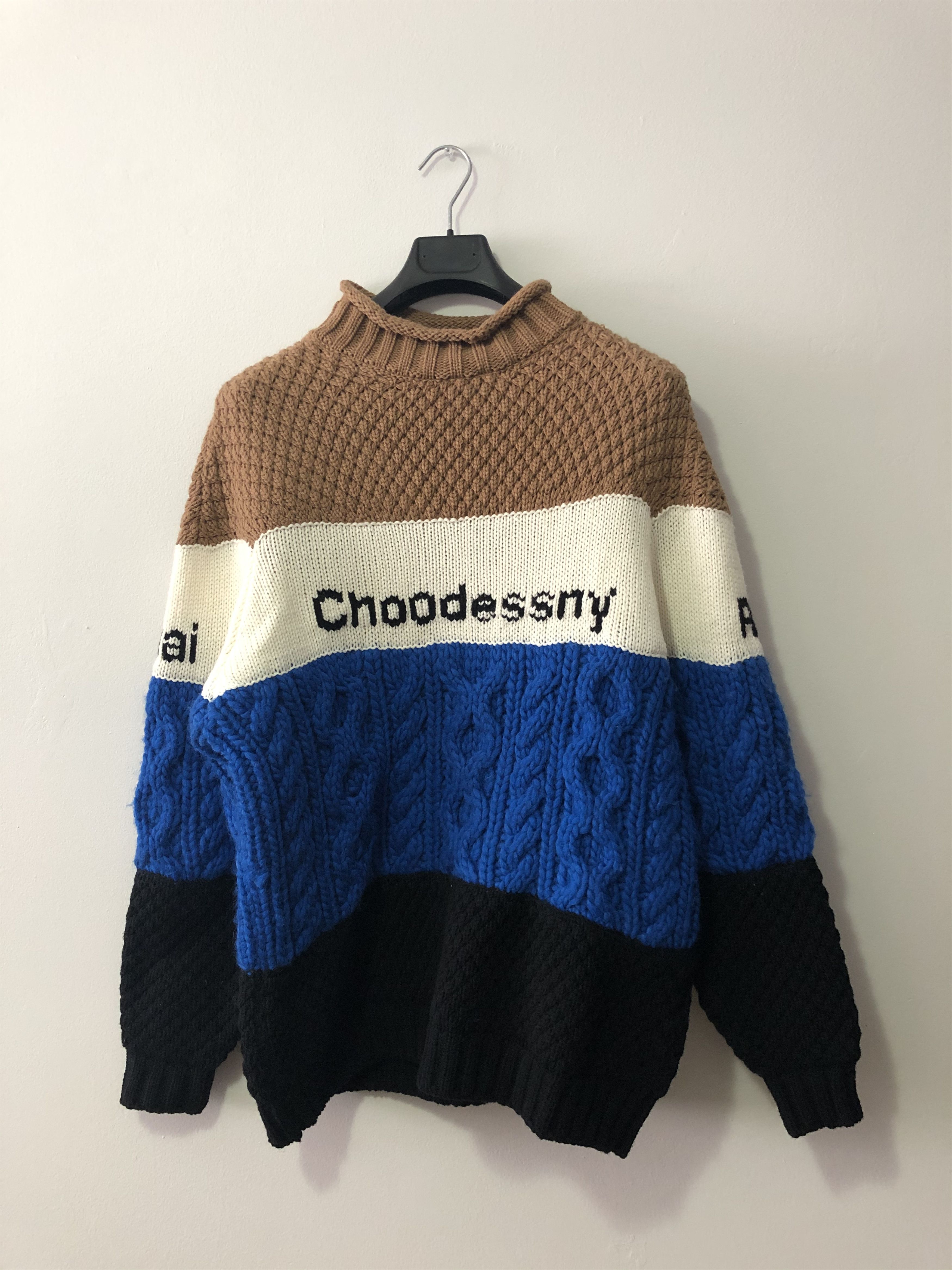 Jun Takahashi BNWT RUNWAY UCX4905 MULTICOLOR KNIT TURTLENECK SWEATER Size US M / EU 48-50 / 2 - 2 Thumbnail