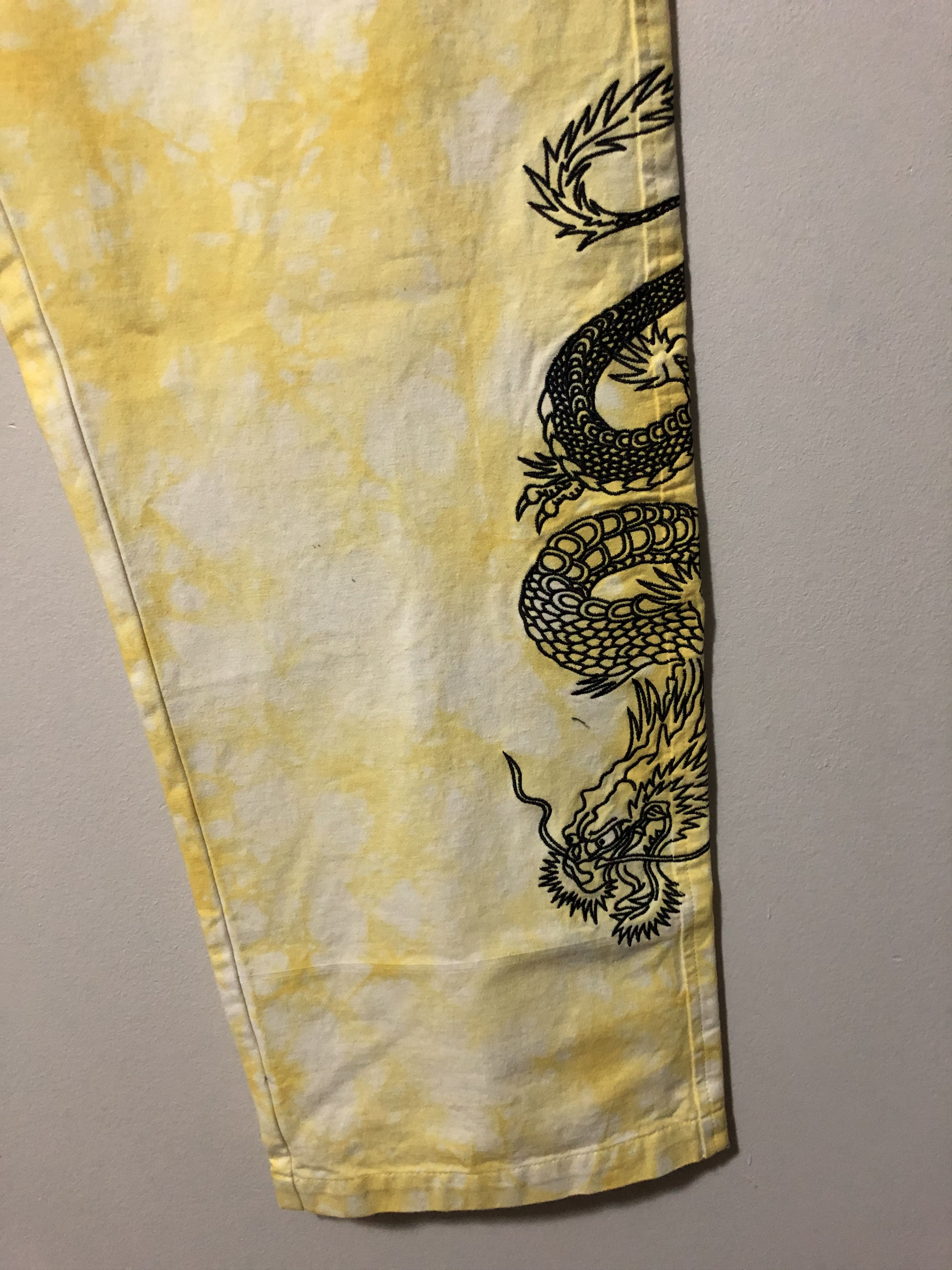 CLOT RARE CLOT X DICKIES DRAGON TIE DYE CHINO YELLOW Size US 32 / EU 48 - 4 Thumbnail