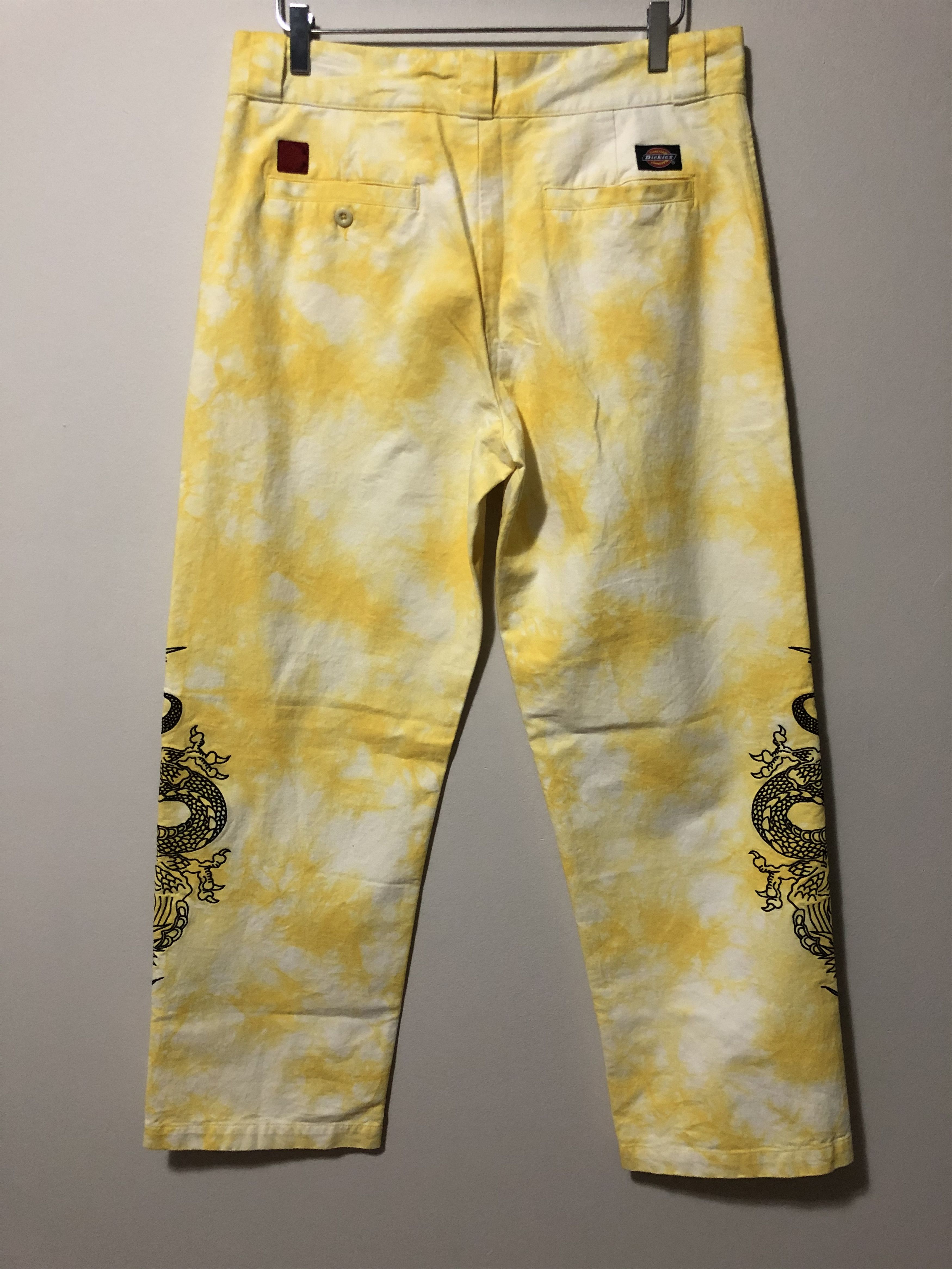 CLOT RARE CLOT X DICKIES DRAGON TIE DYE CHINO YELLOW Size US 32 / EU 48 - 5 Thumbnail