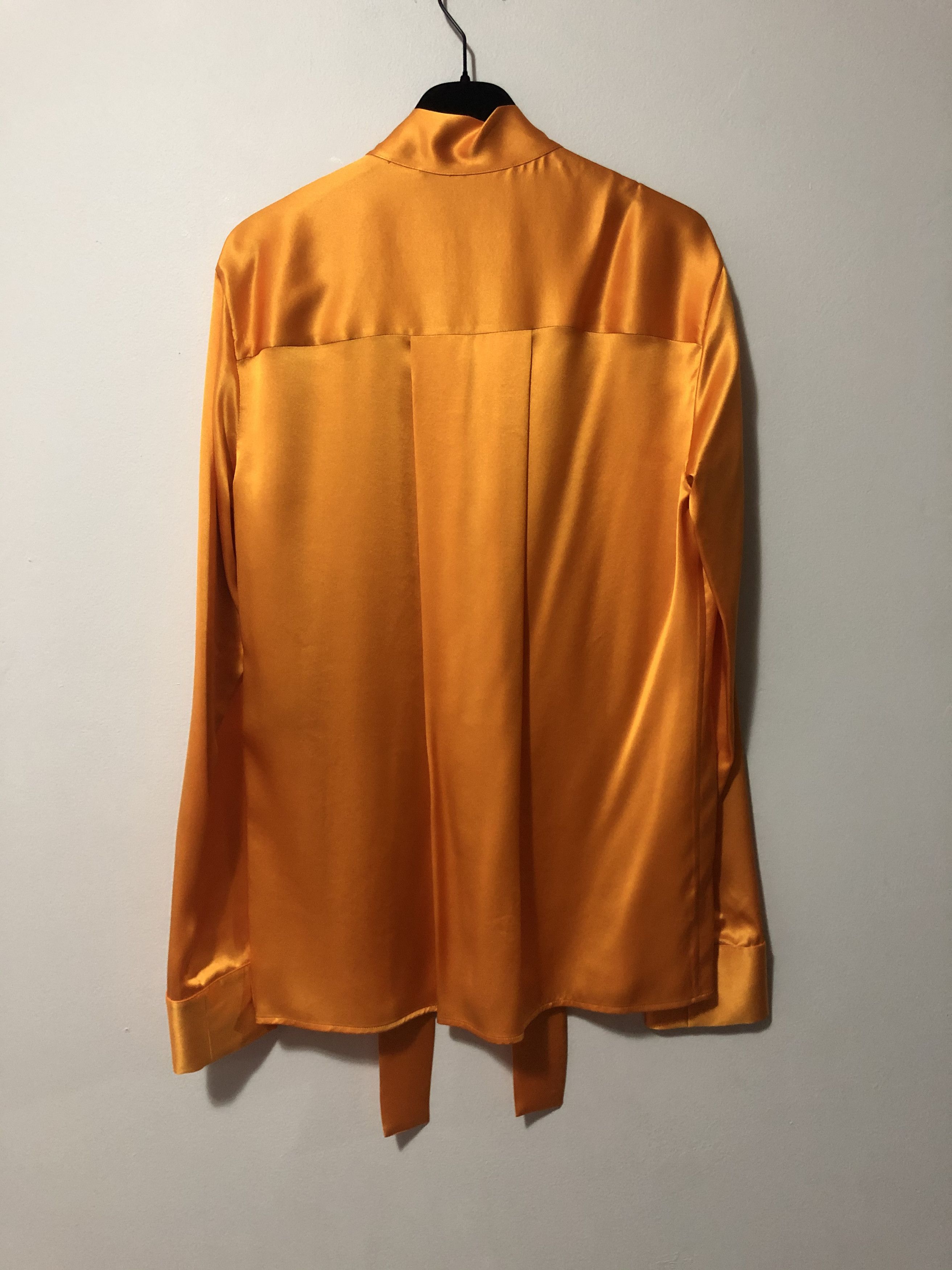 Haider Ackermann Orange Silk Dali Shirt Size US S / EU 44-46 / 1 - 2 Thumbnail