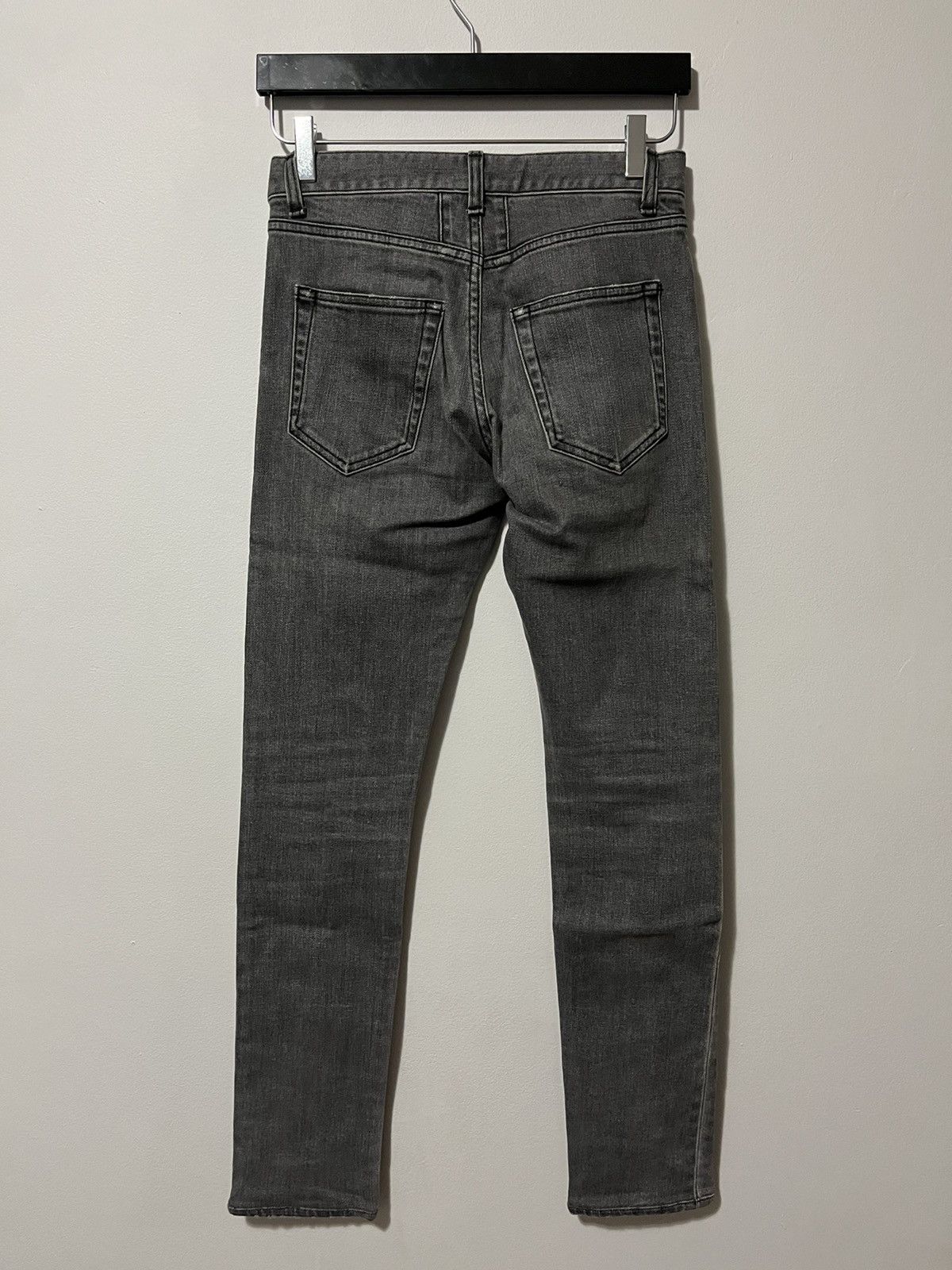 Hedi Slimane × Saint Laurent Paris FW13 Hedi D02 Grey Denim Size US 27 - 3 Thumbnail