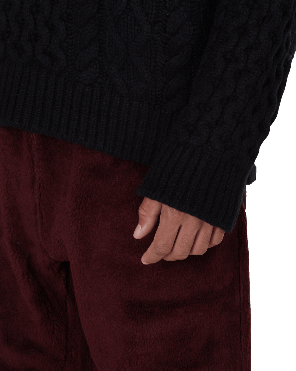 Undercover FW19 RUNWAY UNDERCOVER UCX4913 DOWNLOAD CABLE KNIT SWEATER Size US M / EU 48-50 / 2 - 14 Thumbnail