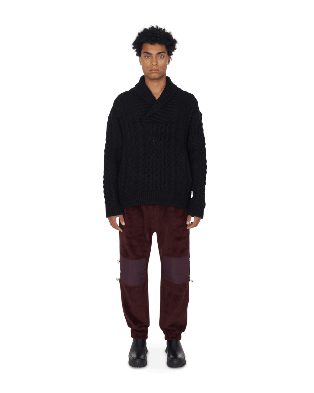 Undercover FW19 RUNWAY UNDERCOVER UCX4913 DOWNLOAD CABLE KNIT SWEATER Size US M / EU 48-50 / 2 - 13 Thumbnail