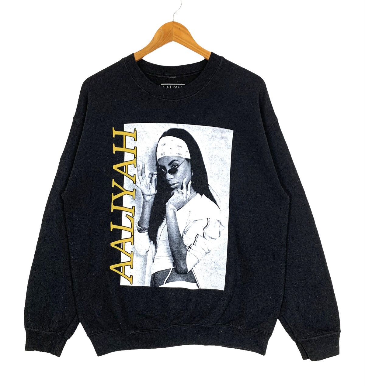 Vintage Aaliyah Rap Tee Printed Crewneck Sweatshirt