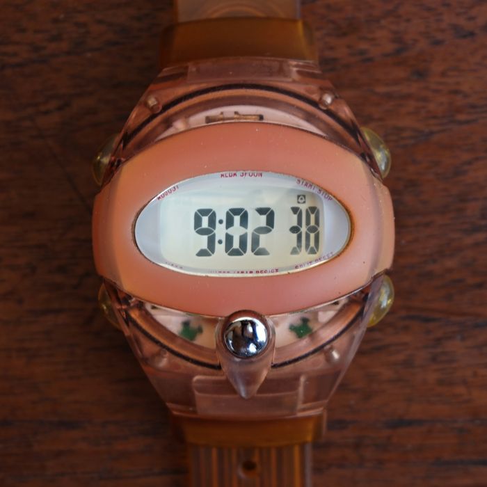 Vintage 90s Seiko Alba Spoon Peach Skeleton Watch | Grailed