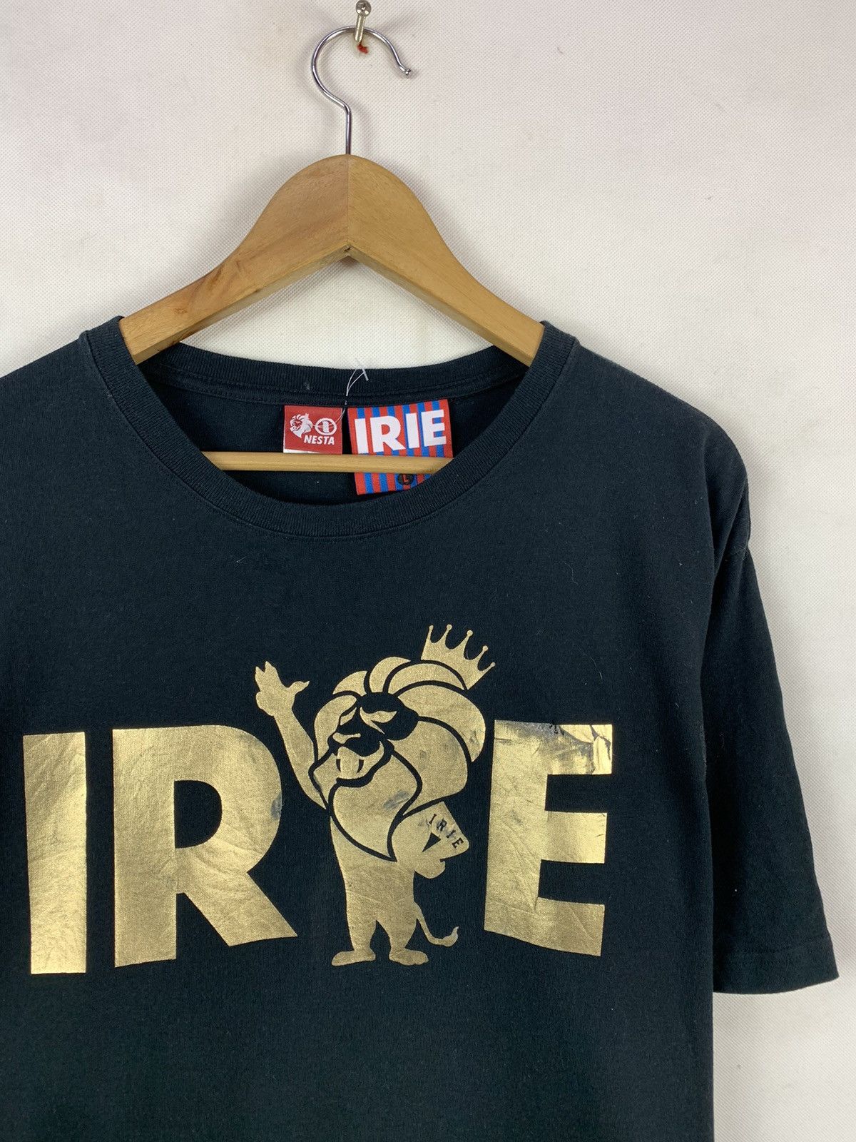Other Rare! Nesta Irie Big Logo Tee Size US L / EU 52-54 / 3 - 3 Thumbnail