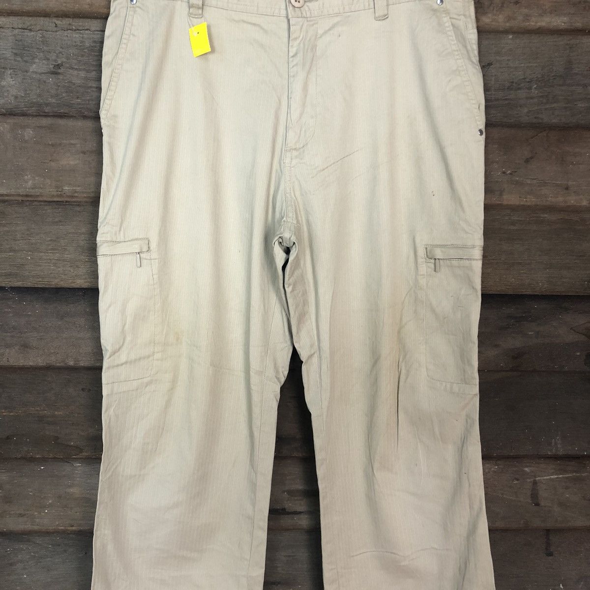 Japanese Brand Japan Cream Multipocket Cargo Pants #3358 Size US 34 / EU 50 - 4 Thumbnail