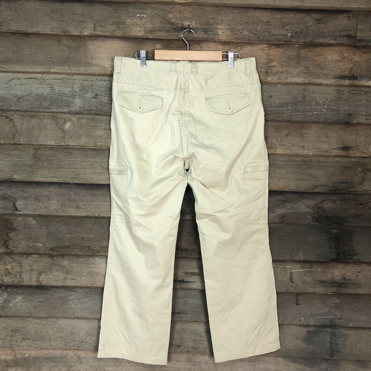 Japanese Brand Japan Cream Multipocket Cargo Pants #3358 Size US 34 / EU 50 - 9 Thumbnail