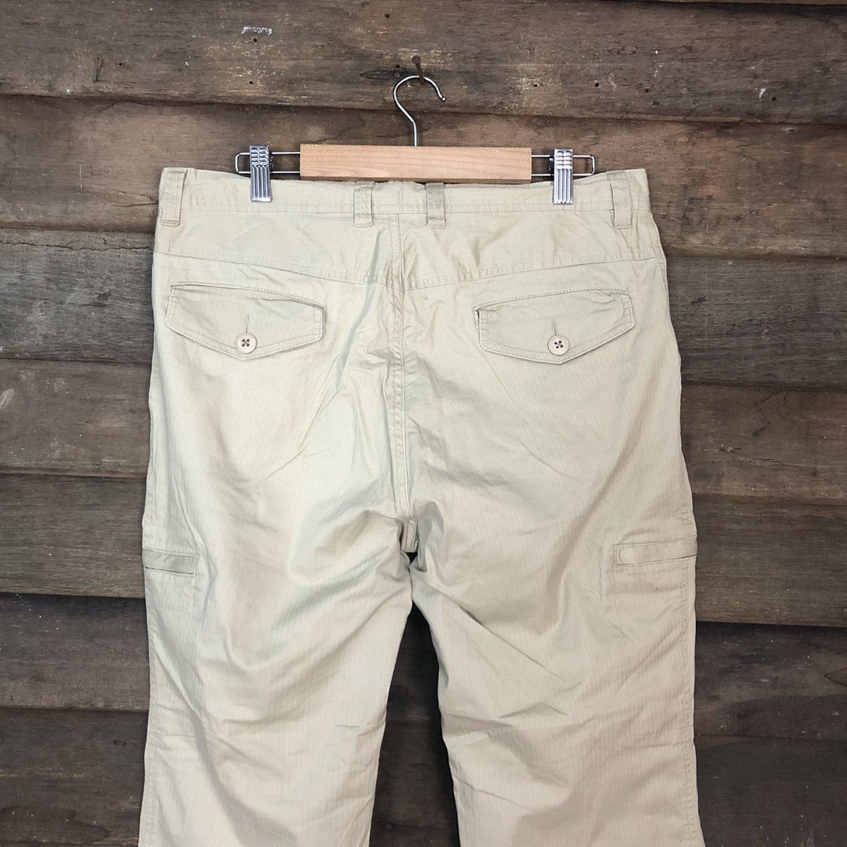 Japanese Brand Japan Cream Multipocket Cargo Pants #3358 Size US 34 / EU 50 - 10 Thumbnail