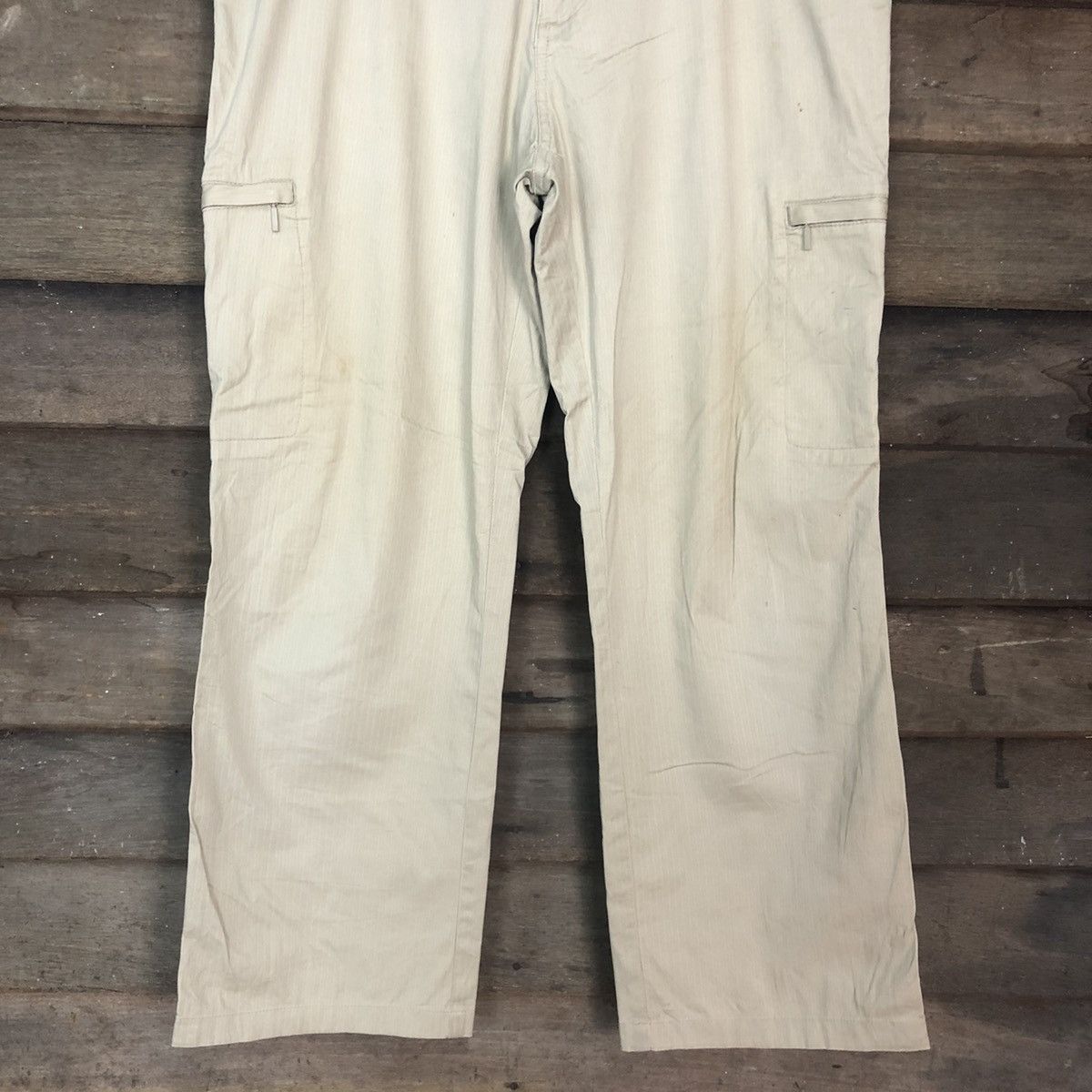 Japanese Brand Japan Cream Multipocket Cargo Pants #3358 Size US 34 / EU 50 - 3 Thumbnail