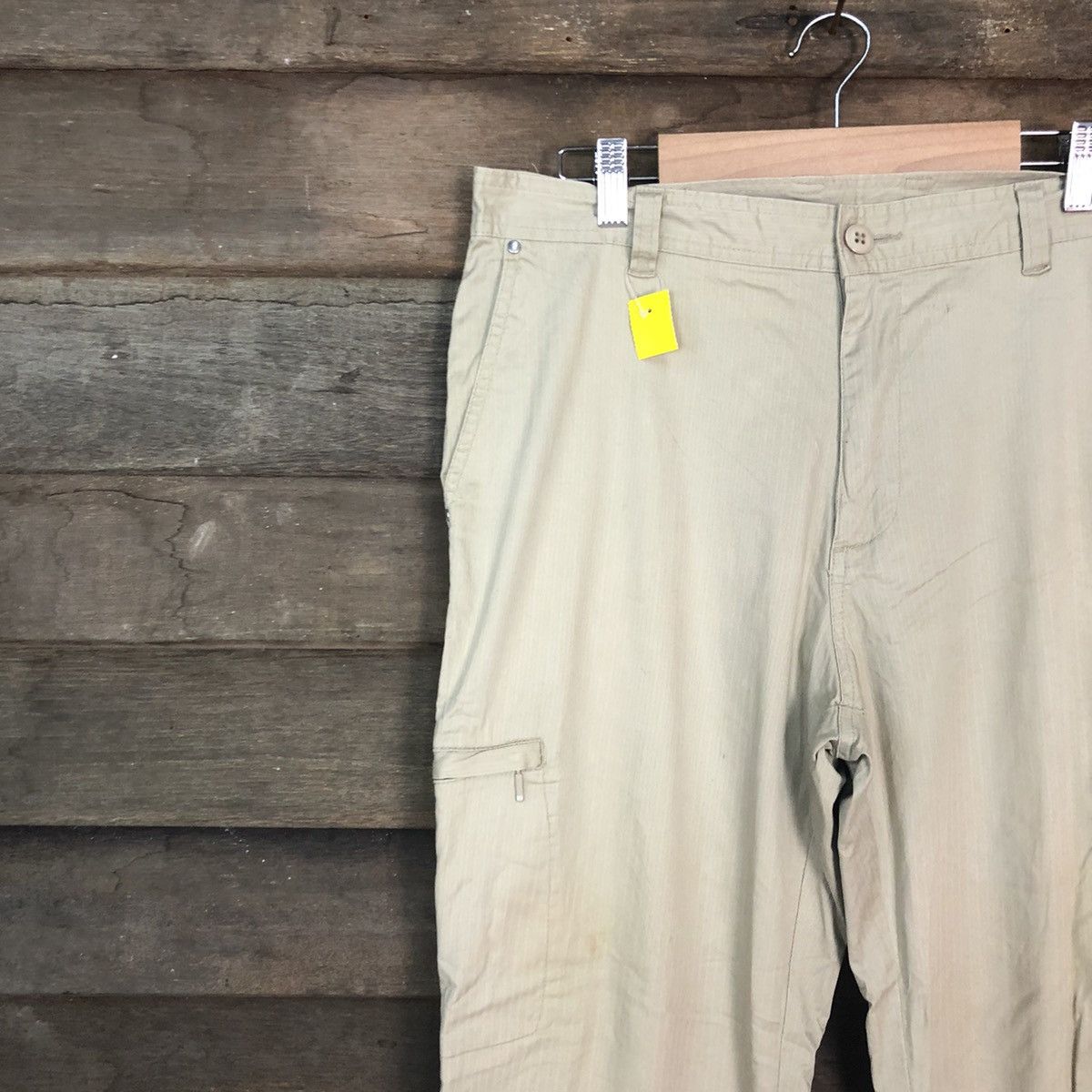 Japanese Brand Japan Cream Multipocket Cargo Pants #3358 Size US 34 / EU 50 - 6 Thumbnail