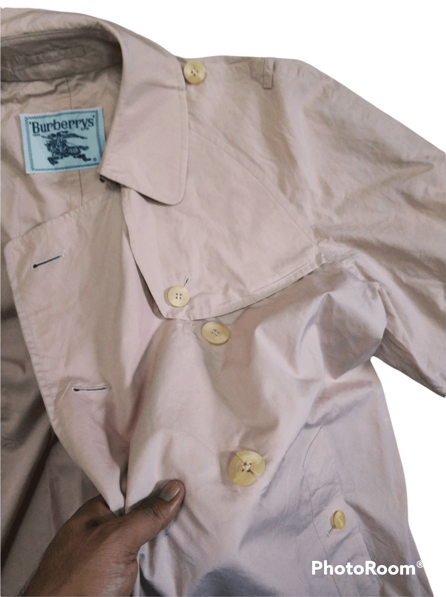 Burberry 🔥Vintage Burberrys' Light Long Jacket Size M / US 6-8 / IT 42-44 - 5 Thumbnail