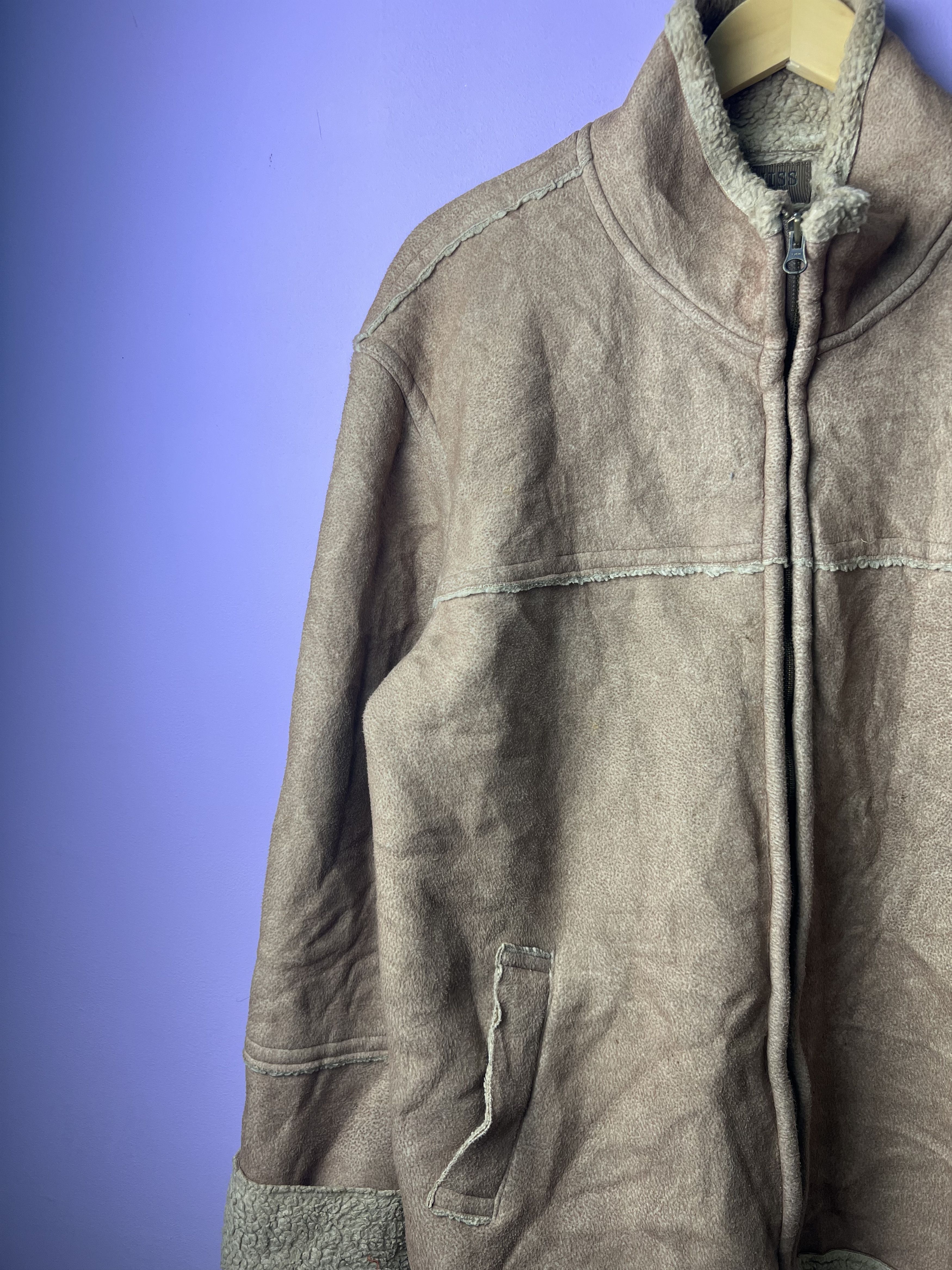 Japanese Brand 🔥Vintage Dismiss Sherpa Shearling Jackets Size US L / EU 52-54 / 3 - 10 Thumbnail