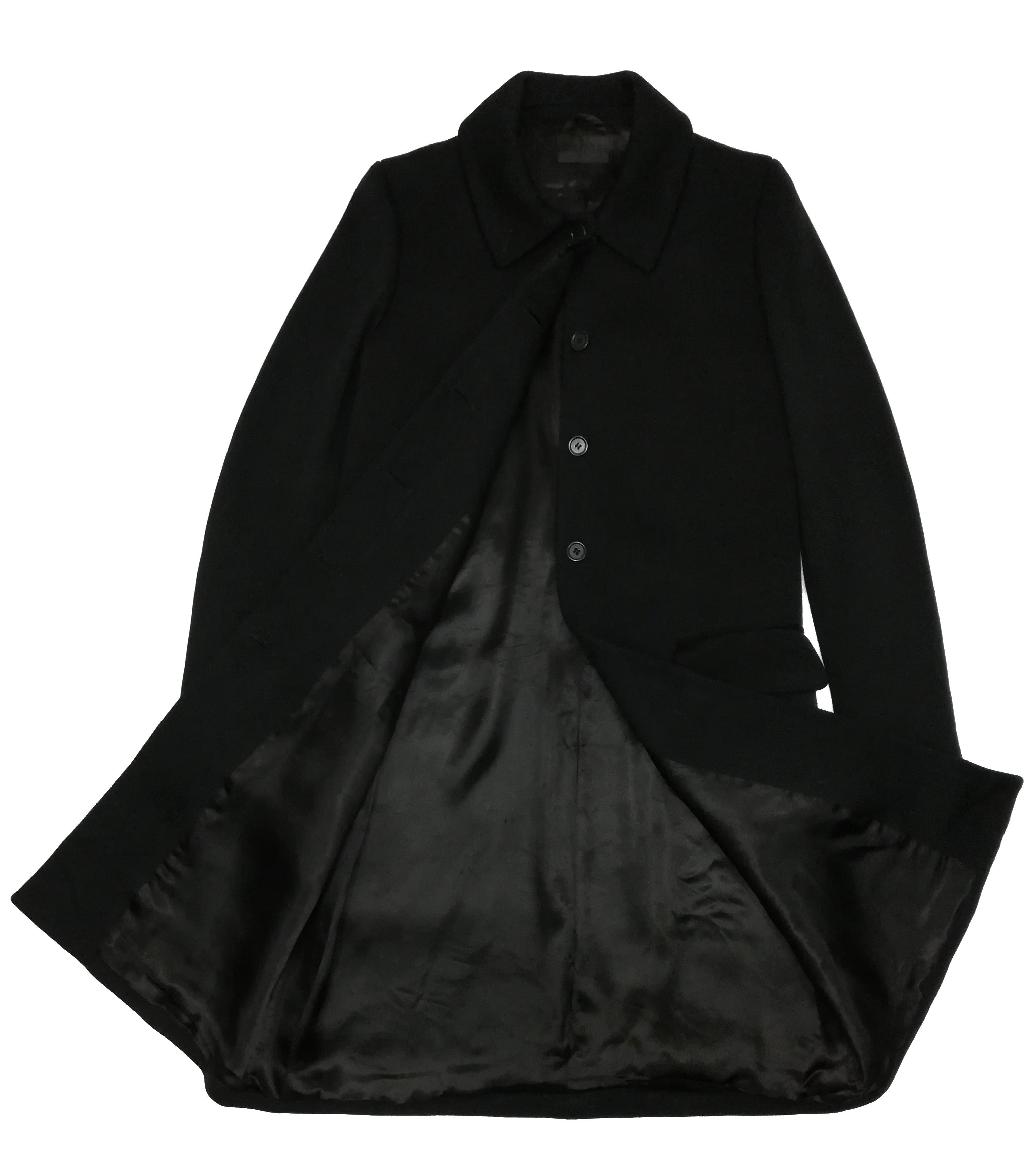 Helmut Lang 🔥Iconic AW00 Helmut Lang Moleskin Wool Oversized Long Coat Size US S / EU 44-46 / 1 - 2 Thumbnail