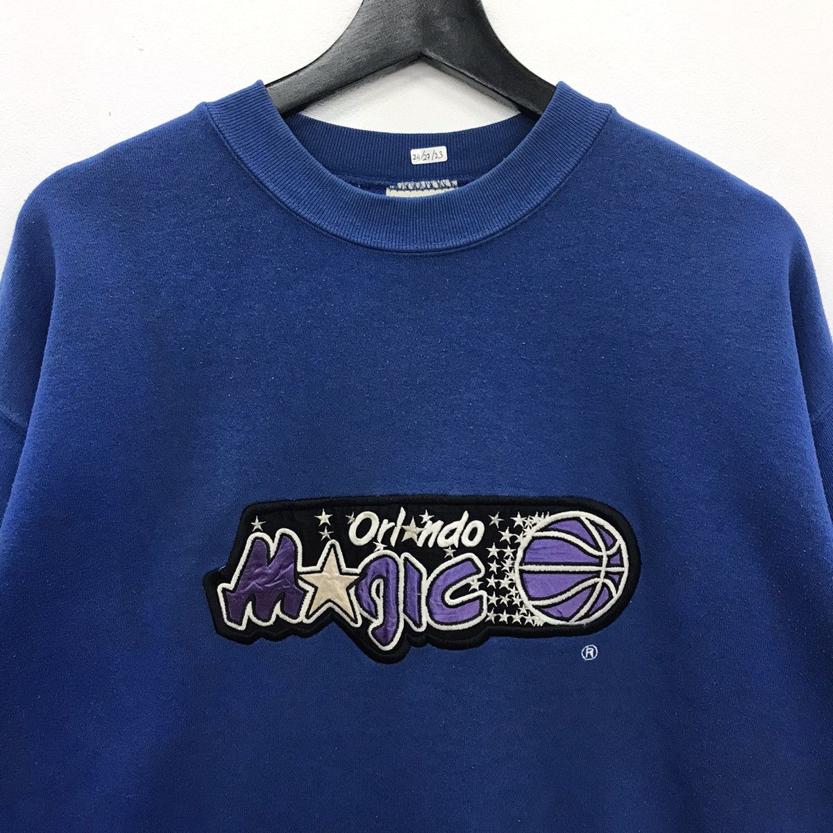 NBA × Nutmeg × Vintage Rare!! Vintage Orlando Magic Spellout NBA Sweatshirt Size US M / EU 48-50 / 2 - 2 Thumbnail