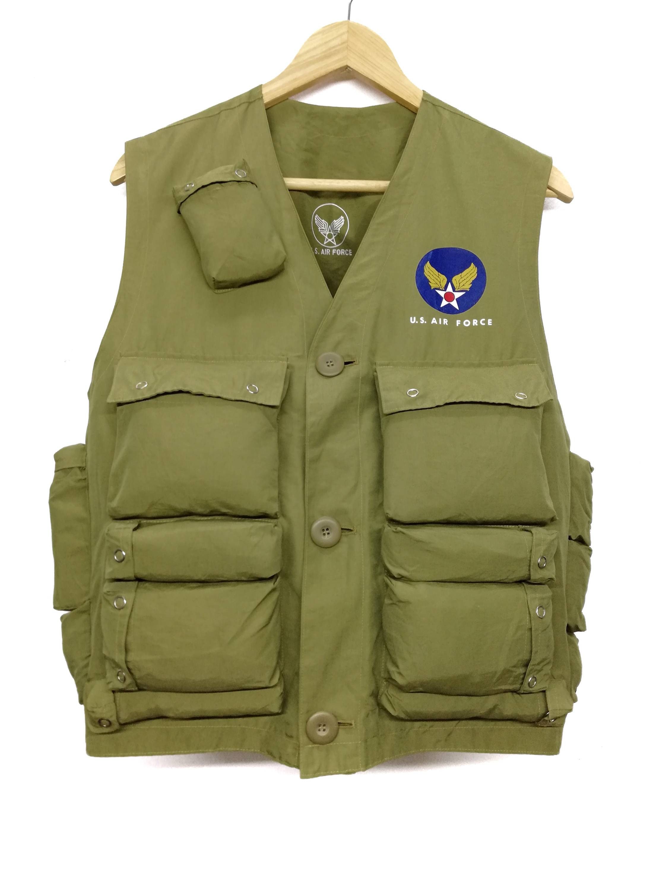 Other 🔥OG Army Us Air Force Tactical Utility Multi Pocket Vest Size US L / EU 52-54 / 3 - 5 Thumbnail
