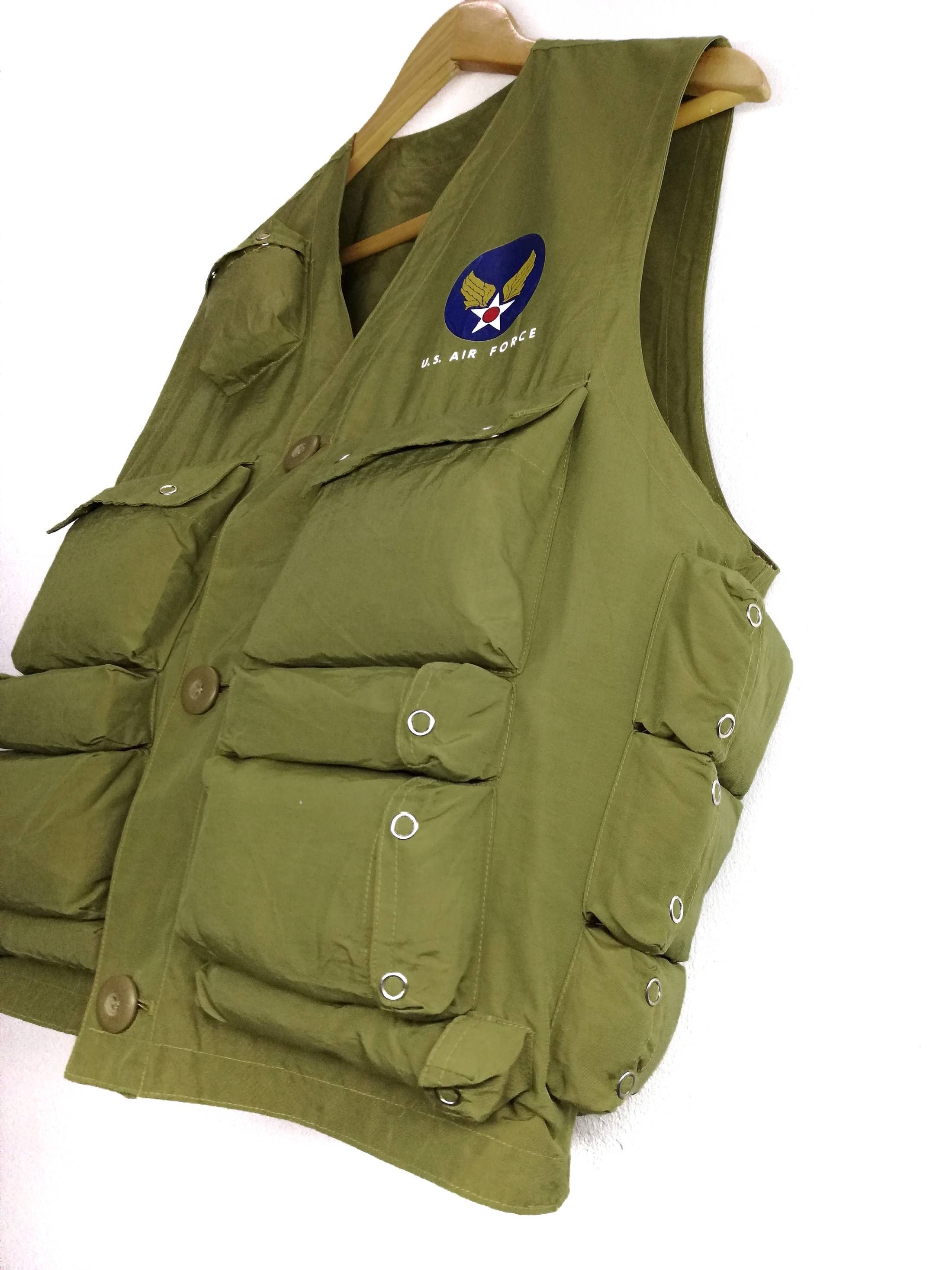 Other 🔥OG Army Us Air Force Tactical Utility Multi Pocket Vest Size US L / EU 52-54 / 3 - 3 Thumbnail