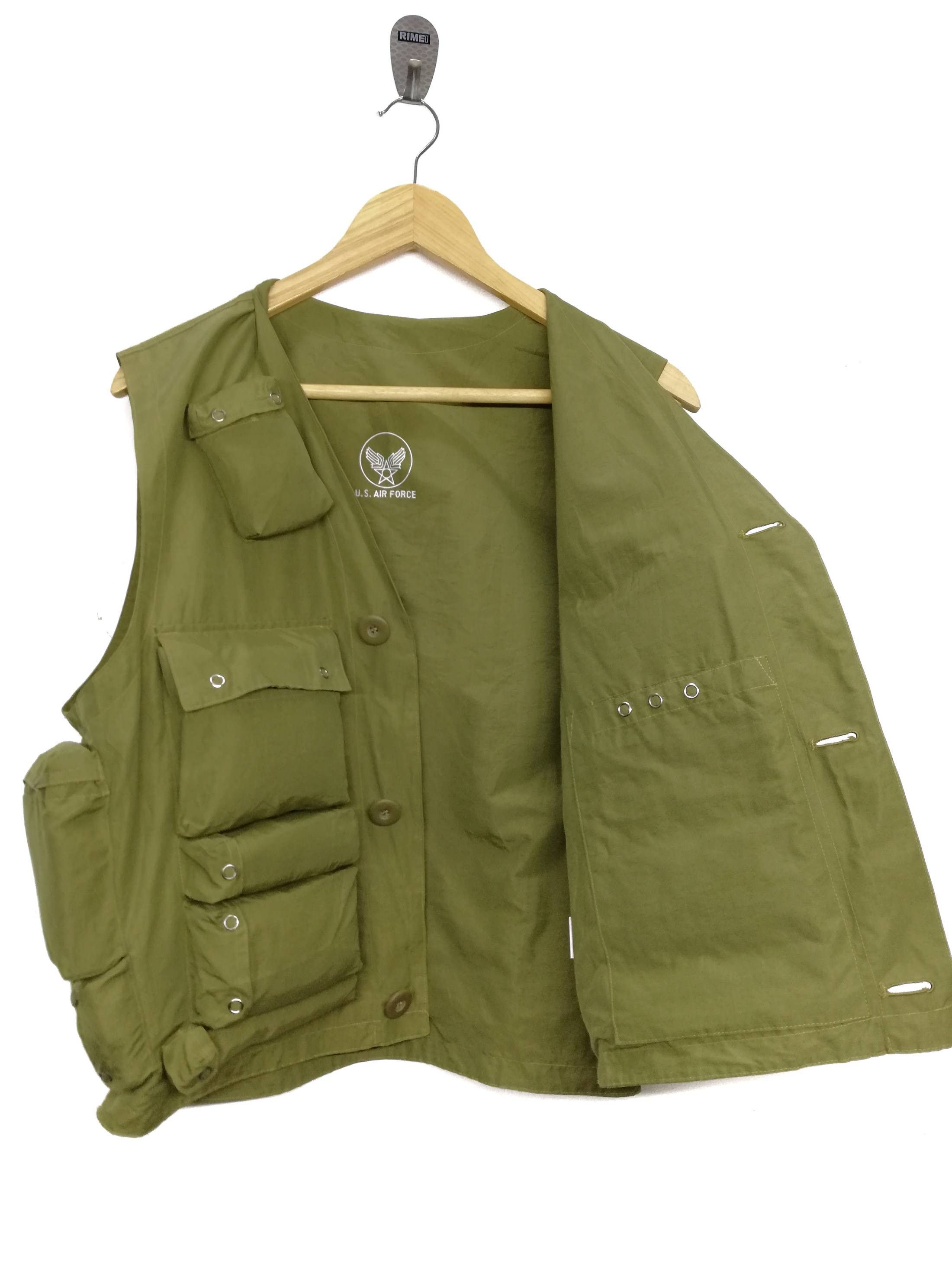 Other 🔥OG Army Us Air Force Tactical Utility Multi Pocket Vest Size US L / EU 52-54 / 3 - 2 Thumbnail