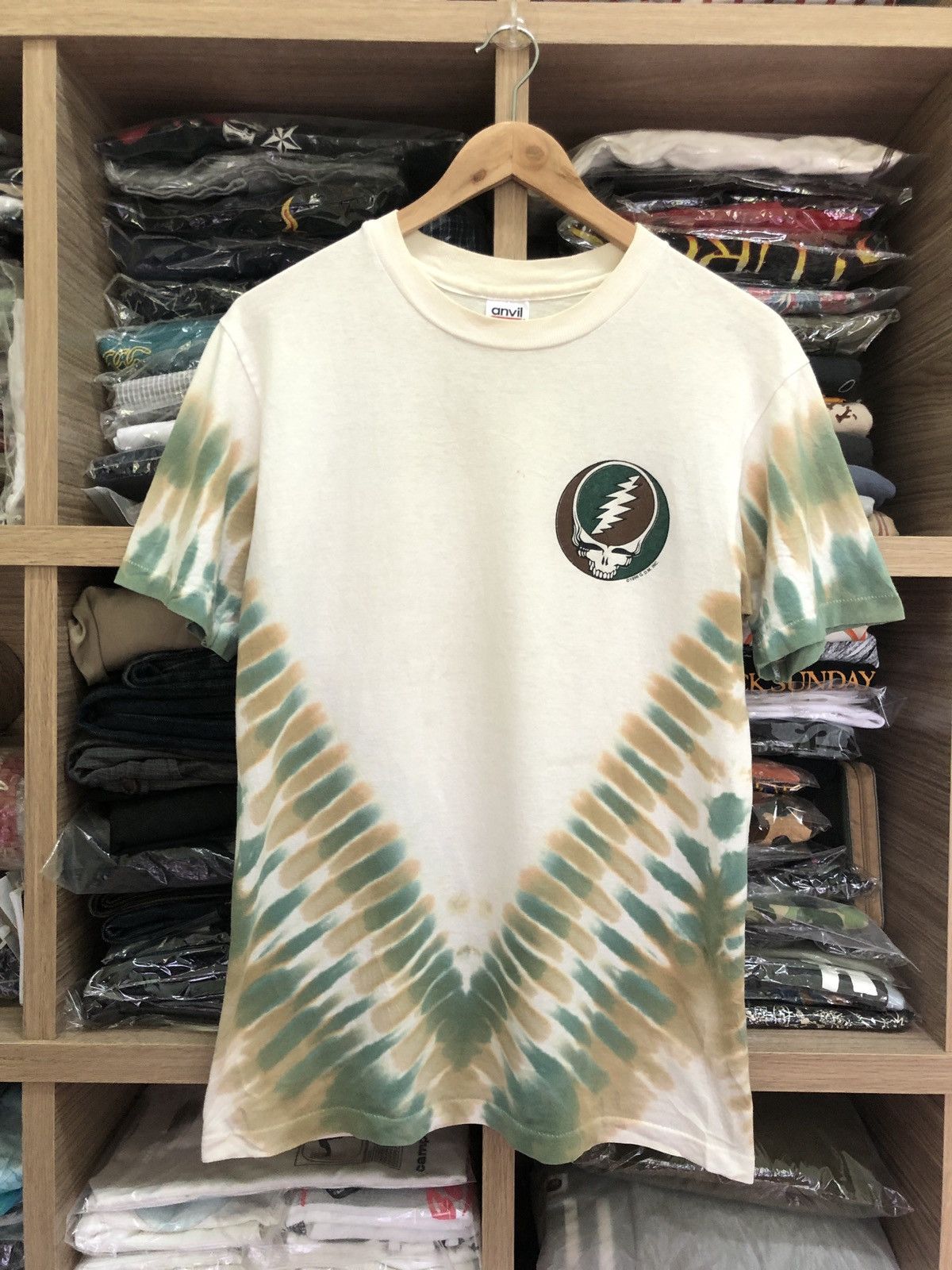 Band Tees Vintage 90s Grateful Dead Tie Dye Tee Size US S / EU 44-46 / 1 - 1 Thumbnail