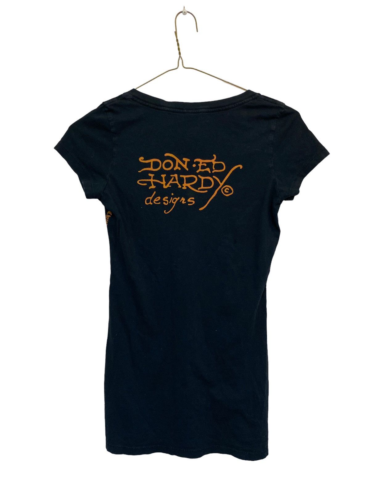 Ed Hardy × Vintage Y2K Ed Hardy Koi Fish Tattoo V Neck T