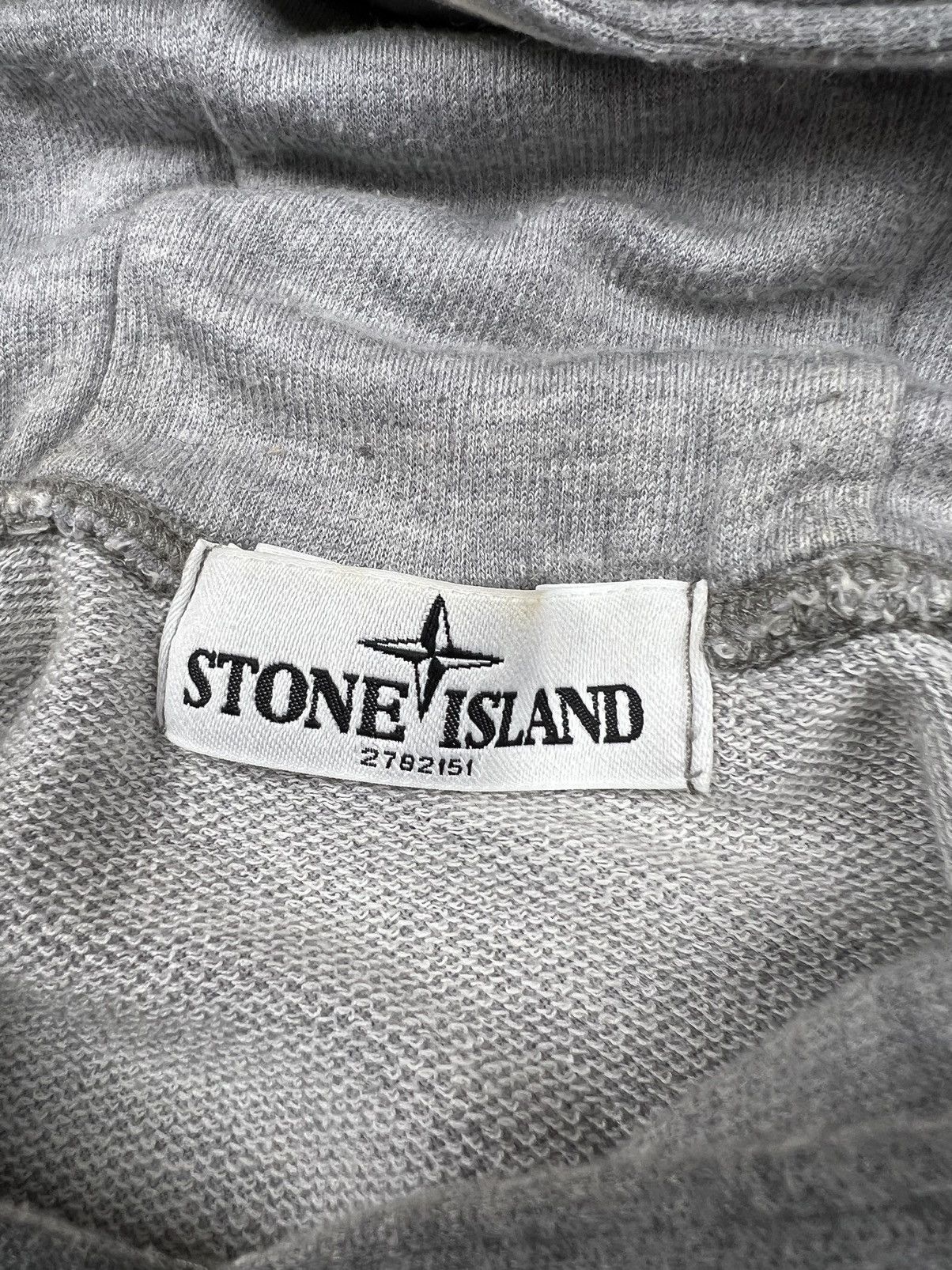 Stone Island Stone Island Vintage Gray Hoodie 2003 Size US M / EU 48-50 / 2 - 14 Thumbnail