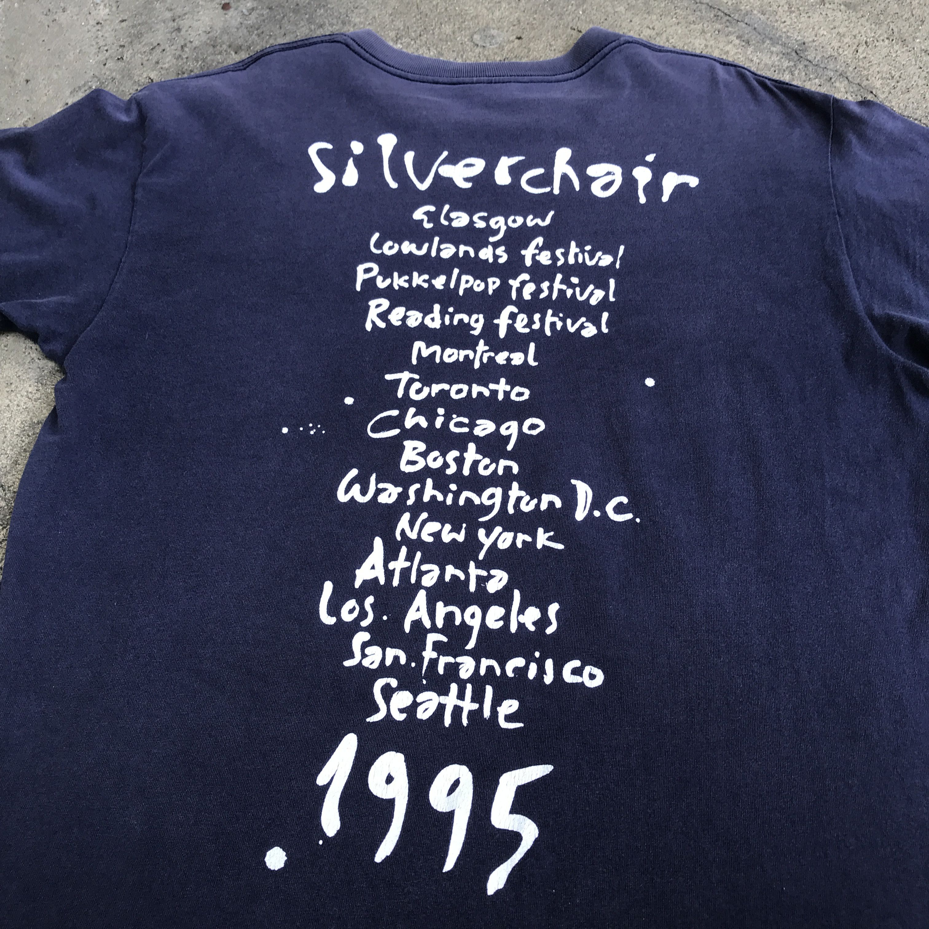 Band Tees Vintage 90s 1995 Silverchair Grunge Tour Promo Tee Faded Size US L / EU 52-54 / 3 - 6 Thumbnail
