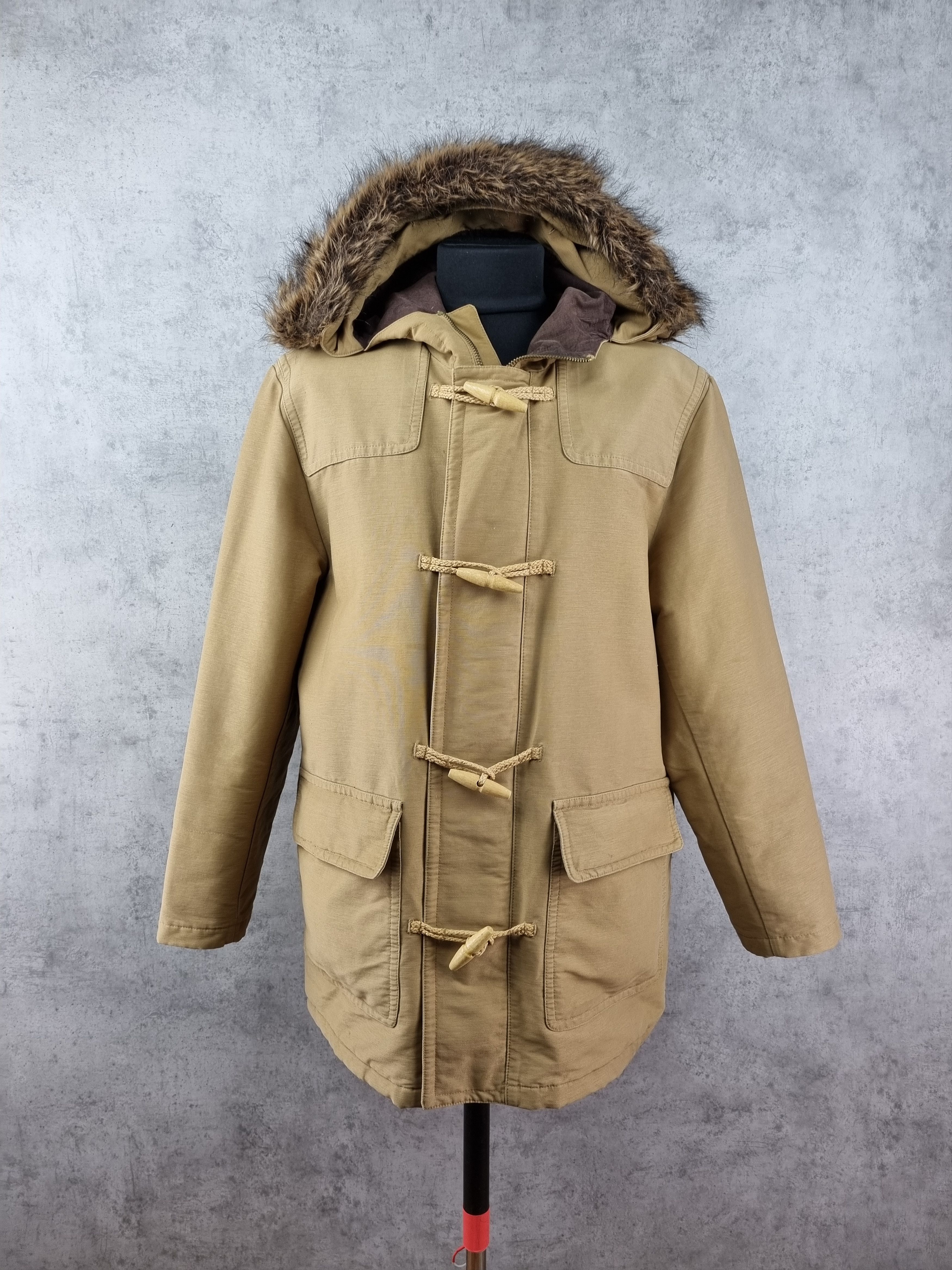 Polo Ralph Lauren × Ralph Lauren × Vintage Ralph Lauren Duffle Coat Heavy Hooded Jacket Size US L / EU 52-54 / 3 - 21 Thumbnail