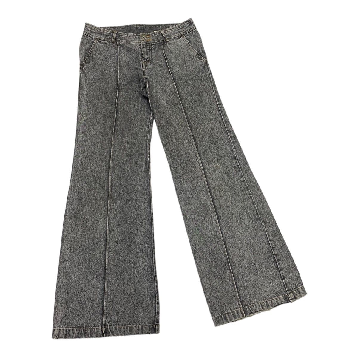 Hysteric Glamour JAPANESE AVANT GARDE STYLE DENIM FLARE DISTRESSED BOOTCUT Size US 32 / EU 48 - 7 Thumbnail