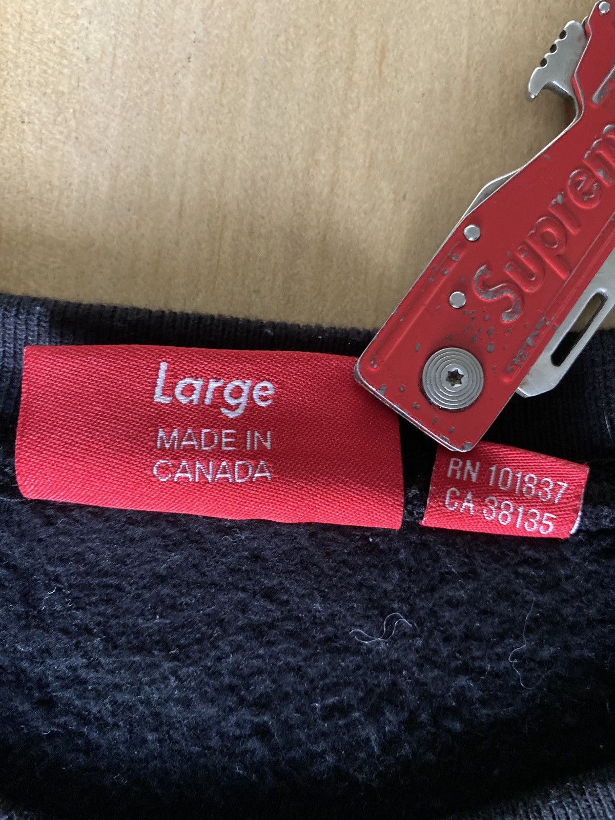 Supreme Supreme Box Logo Crewneck (FW18) Black Size US L / EU 52-54 / 3 - 5 Thumbnail