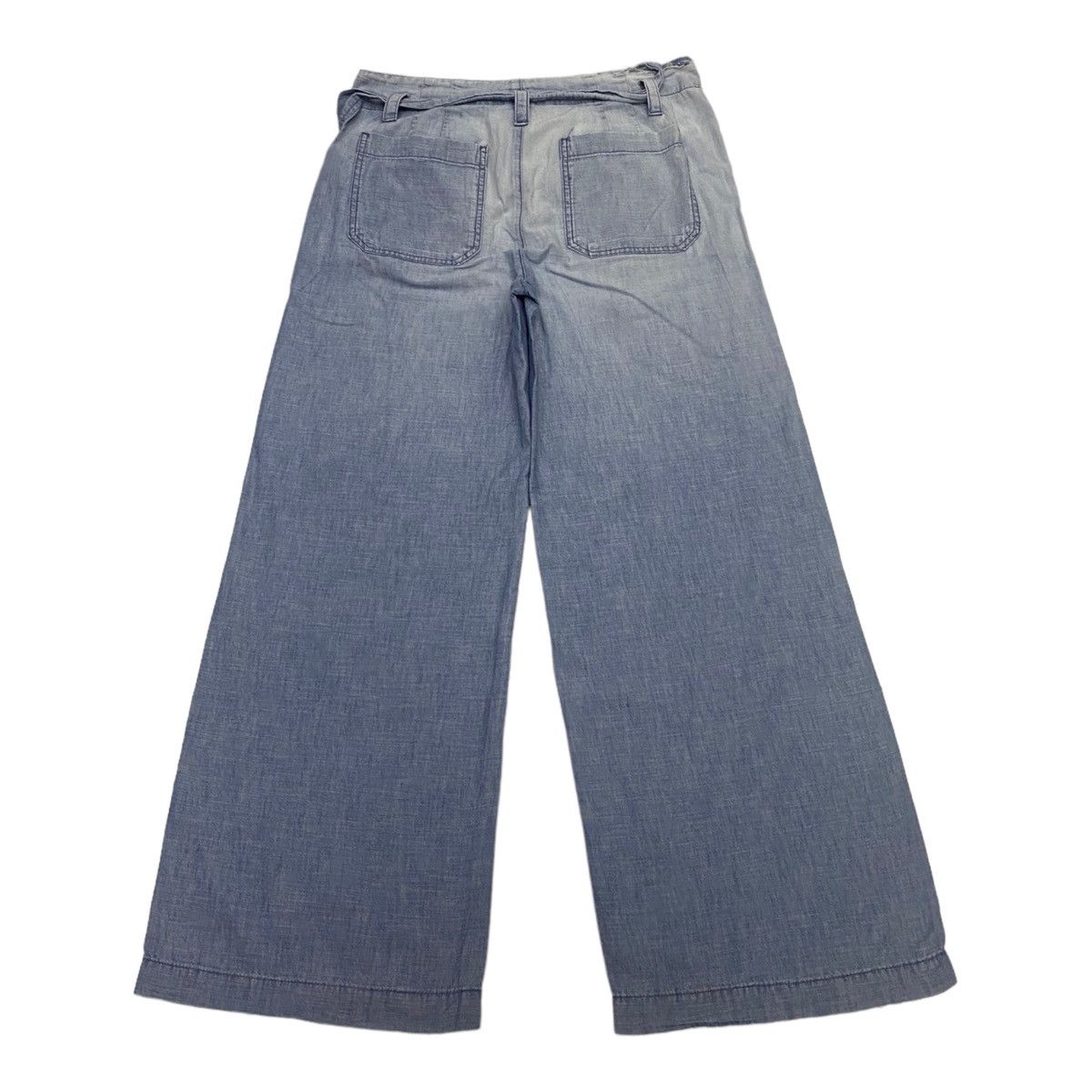 Issey Miyake RARE‼️GAP WIDE LEG LINEN PANTS HAKAMA PANTS STYLE Size US 30 / EU 46 - 6 Thumbnail