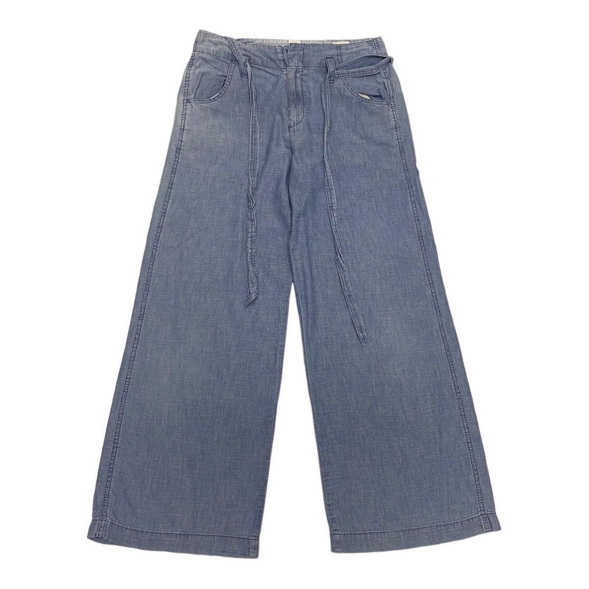 Issey Miyake RARE‼️GAP WIDE LEG LINEN PANTS HAKAMA PANTS STYLE Size US 30 / EU 46 - 2 Thumbnail