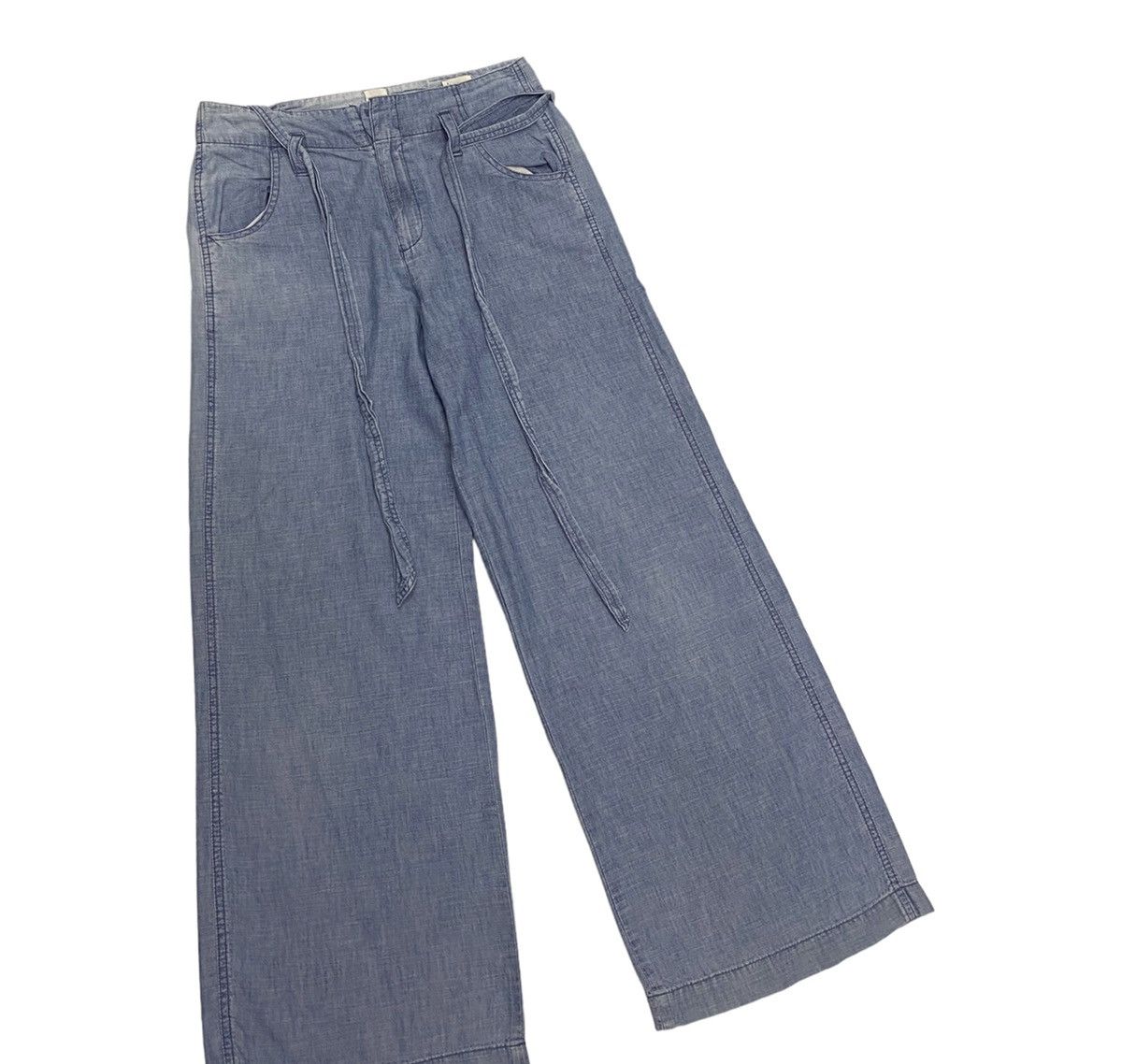 Issey Miyake RARE‼️GAP WIDE LEG LINEN PANTS HAKAMA PANTS STYLE Size US 30 / EU 46 - 8 Thumbnail