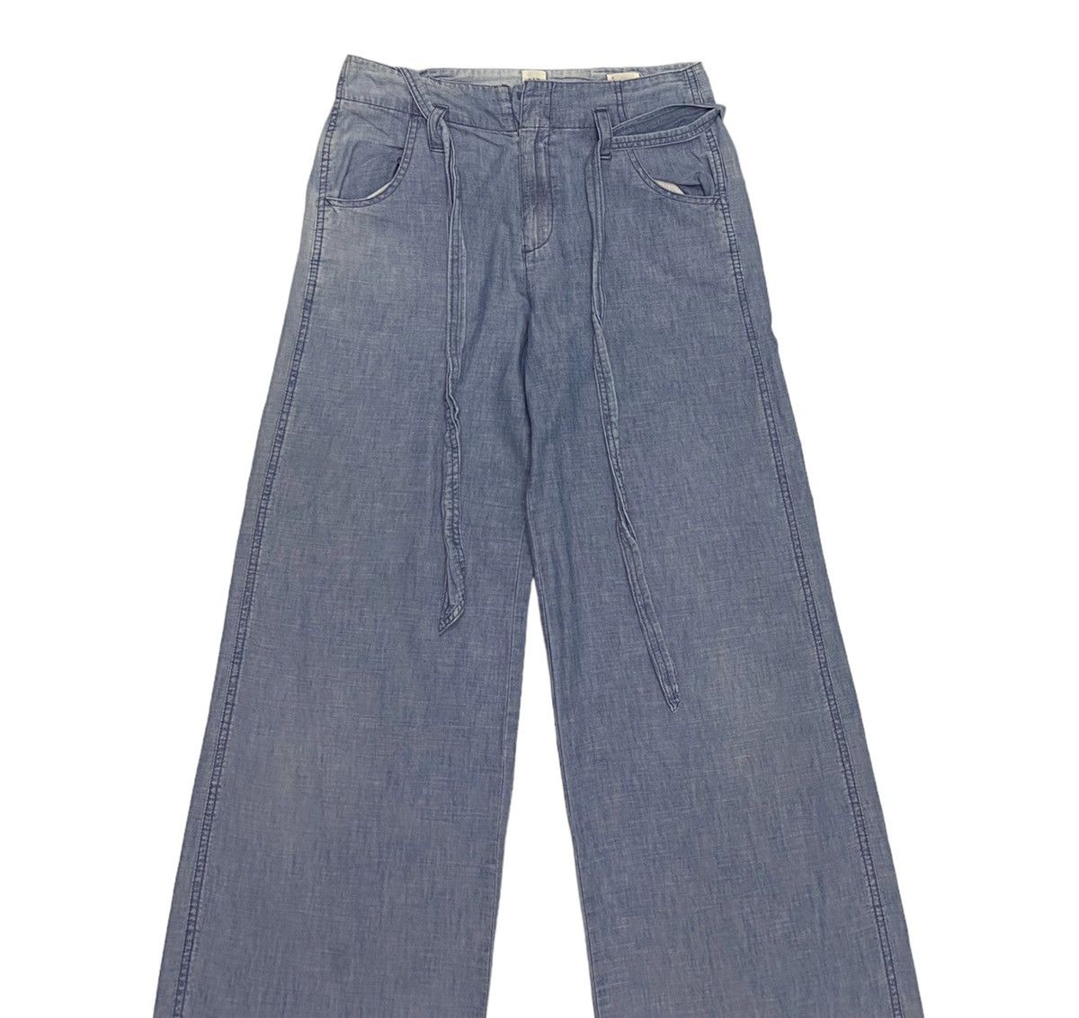 Issey Miyake RARE‼️GAP WIDE LEG LINEN PANTS HAKAMA PANTS STYLE Size US 30 / EU 46 - 7 Thumbnail