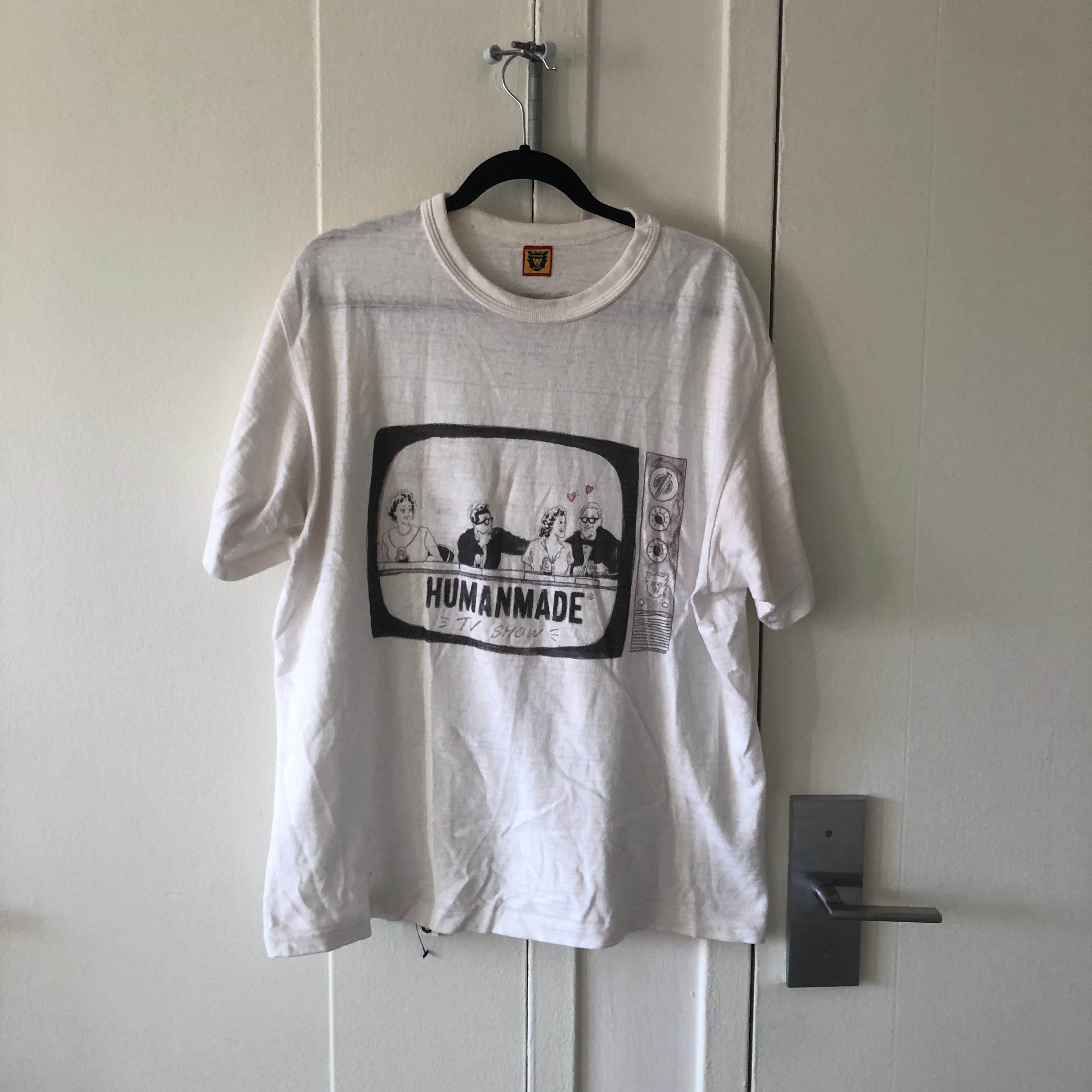 Pre-owned Human Made Tv Tee In White