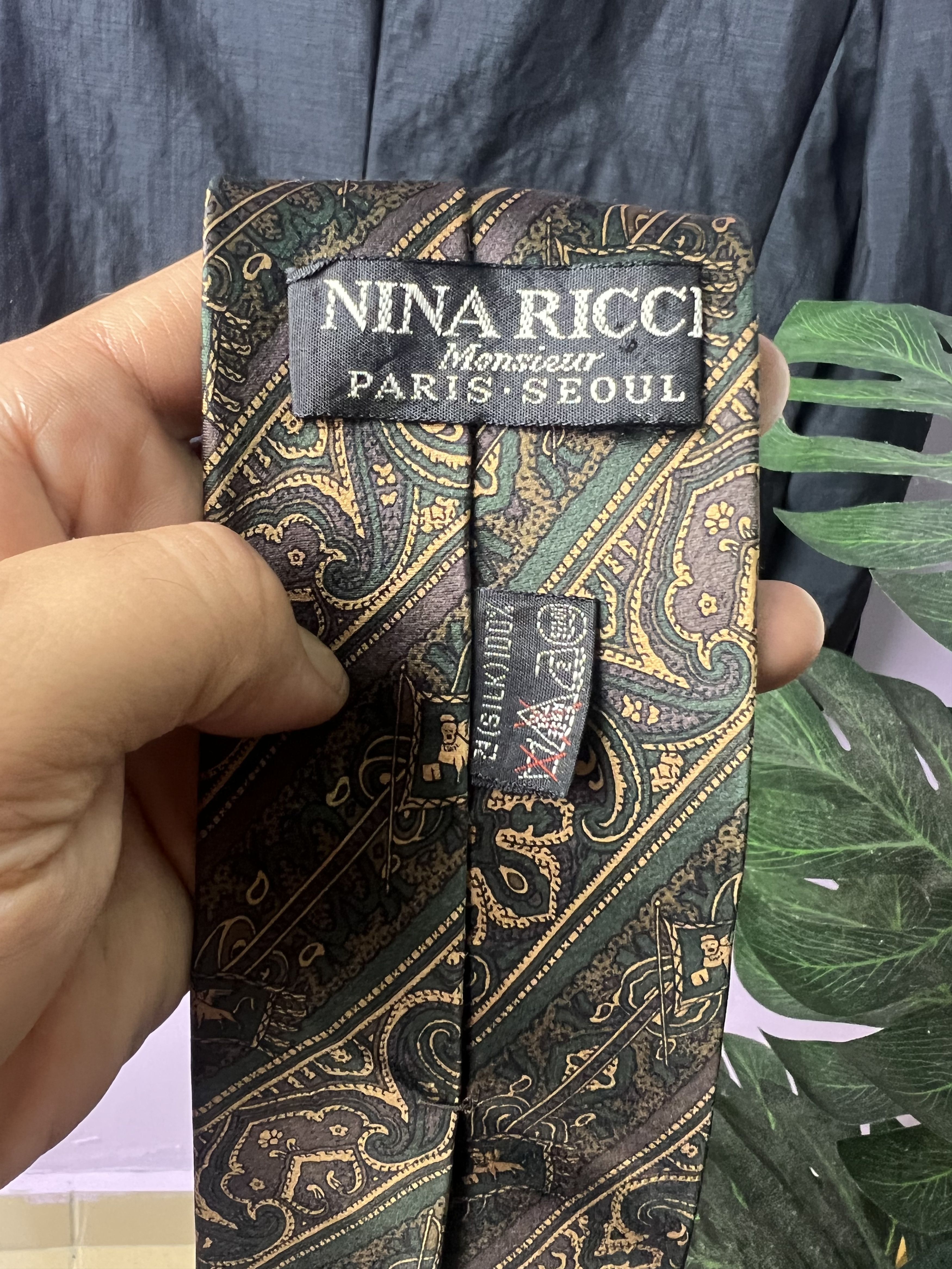 Japanese Brand 🔥Vintage Nina Ricci Blazers FOC Neck Tie Size 44R - 14 Thumbnail