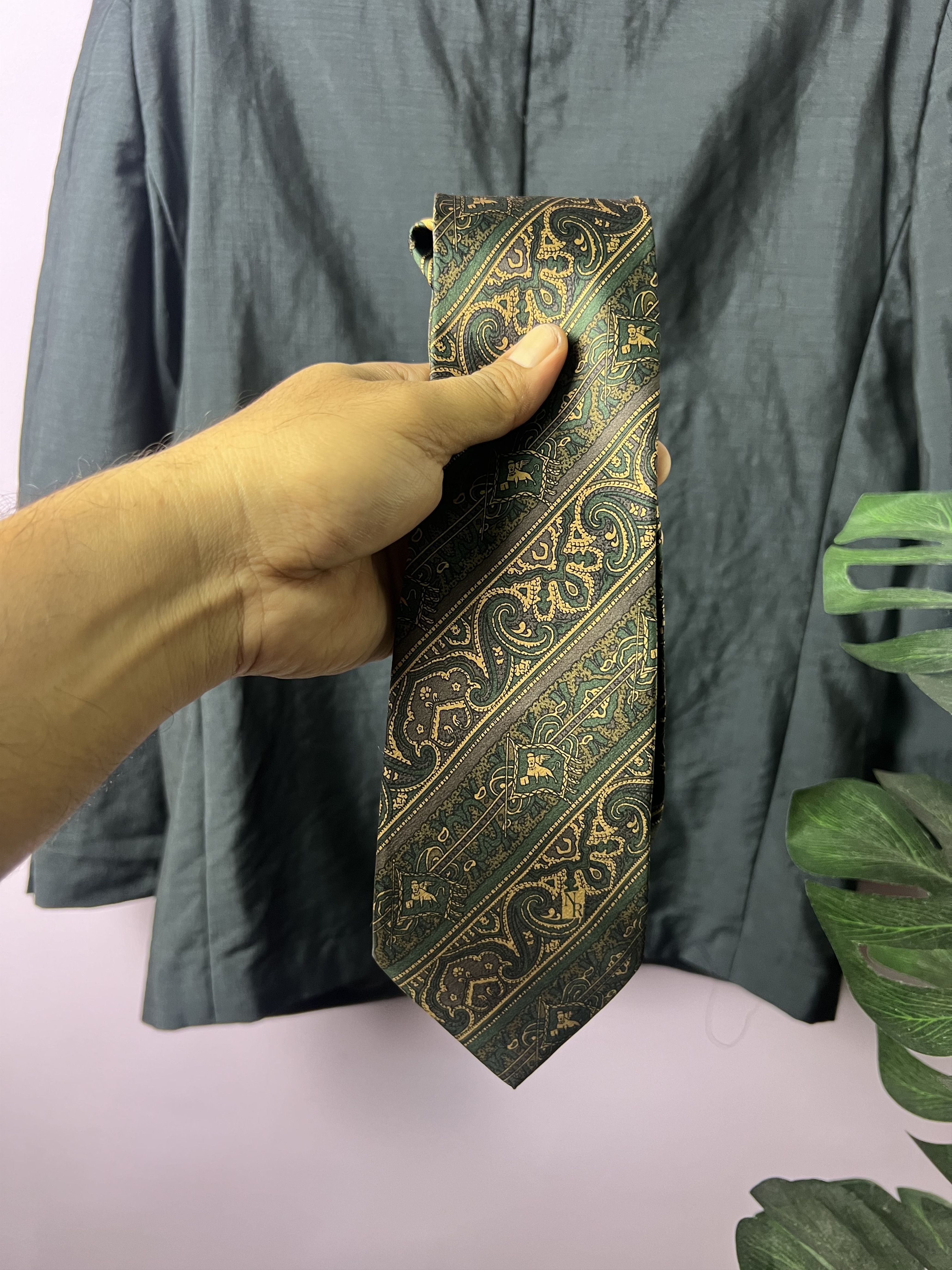 Japanese Brand 🔥Vintage Nina Ricci Blazers FOC Neck Tie Size 44R - 12 Thumbnail