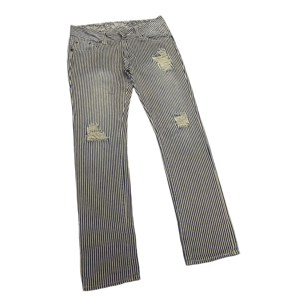 Hysteric Glamour WIND N SEA HYSTERIC GLAMOUR STYLE SOF HICKORY STRIPE PANTS Size US 33 - 5 Thumbnail