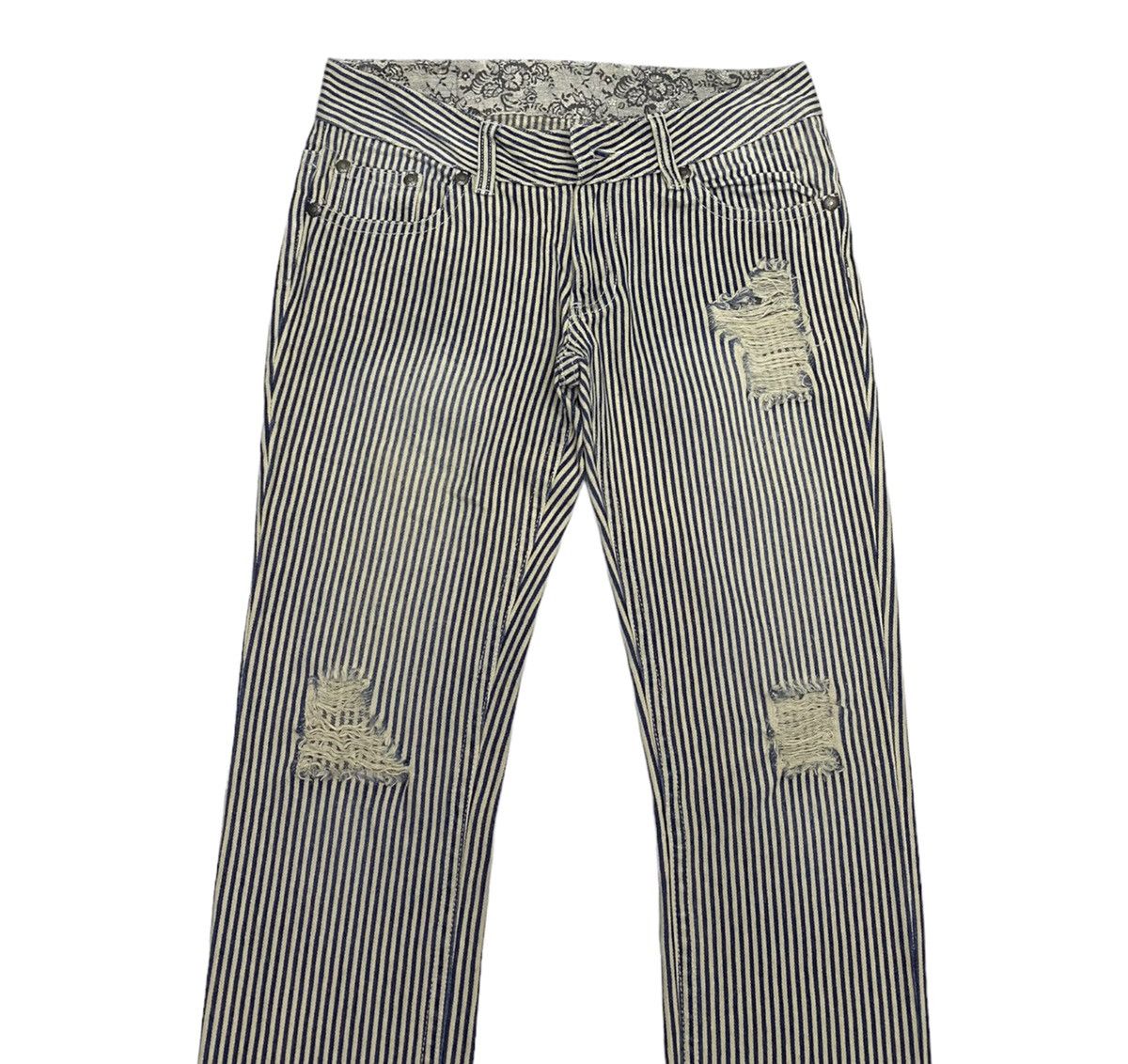 Hysteric Glamour WIND N SEA HYSTERIC GLAMOUR STYLE SOF HICKORY STRIPE PANTS Size US 33 - 3 Thumbnail