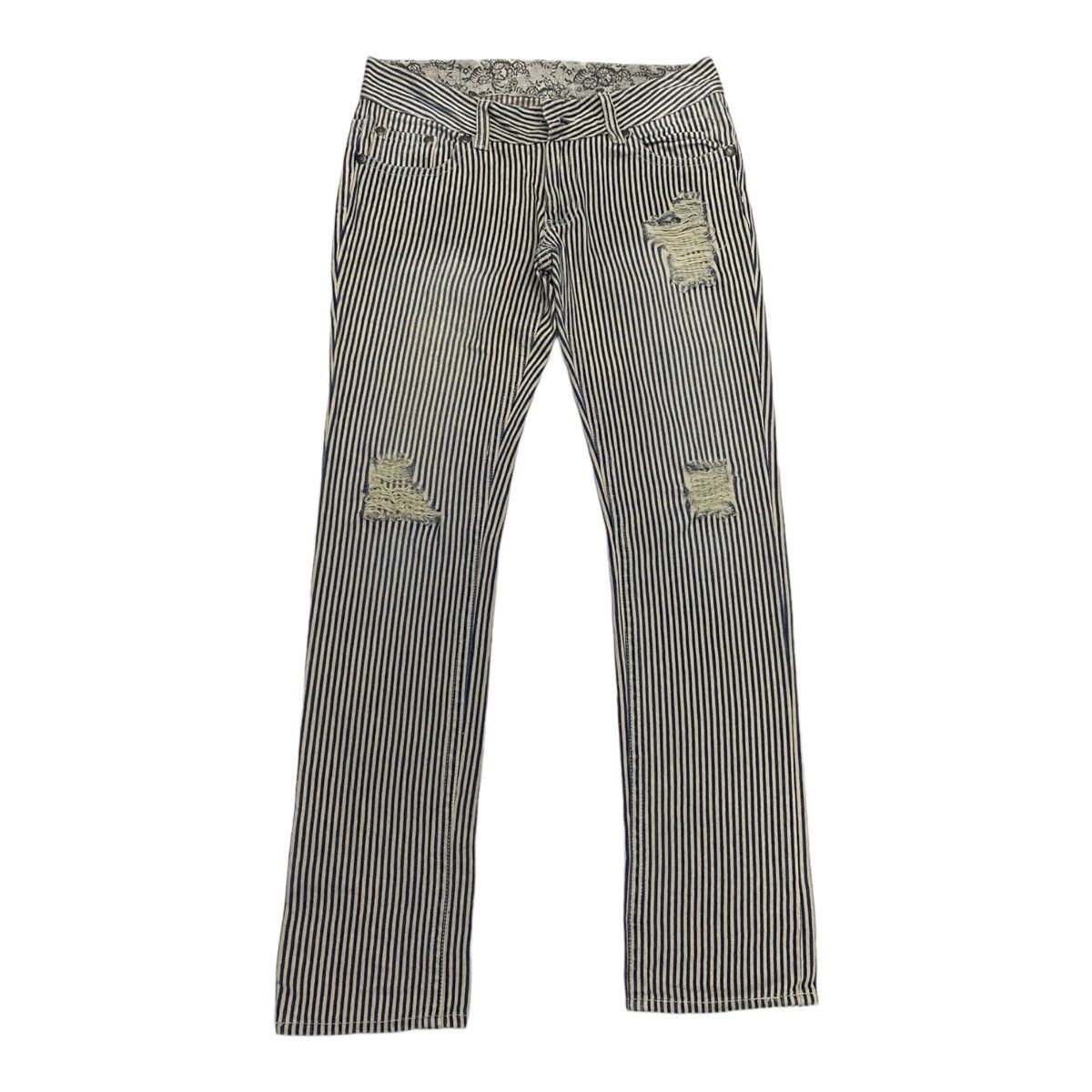 Hysteric Glamour WIND N SEA HYSTERIC GLAMOUR STYLE SOF HICKORY STRIPE PANTS Size US 33 - 6 Thumbnail