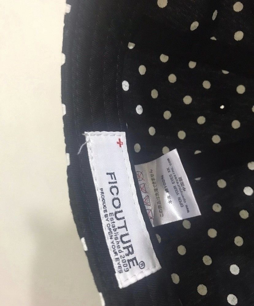 Japanese Brand F/CE Ficouture Polka Dot Hat Size ONE SIZE - 7 Thumbnail