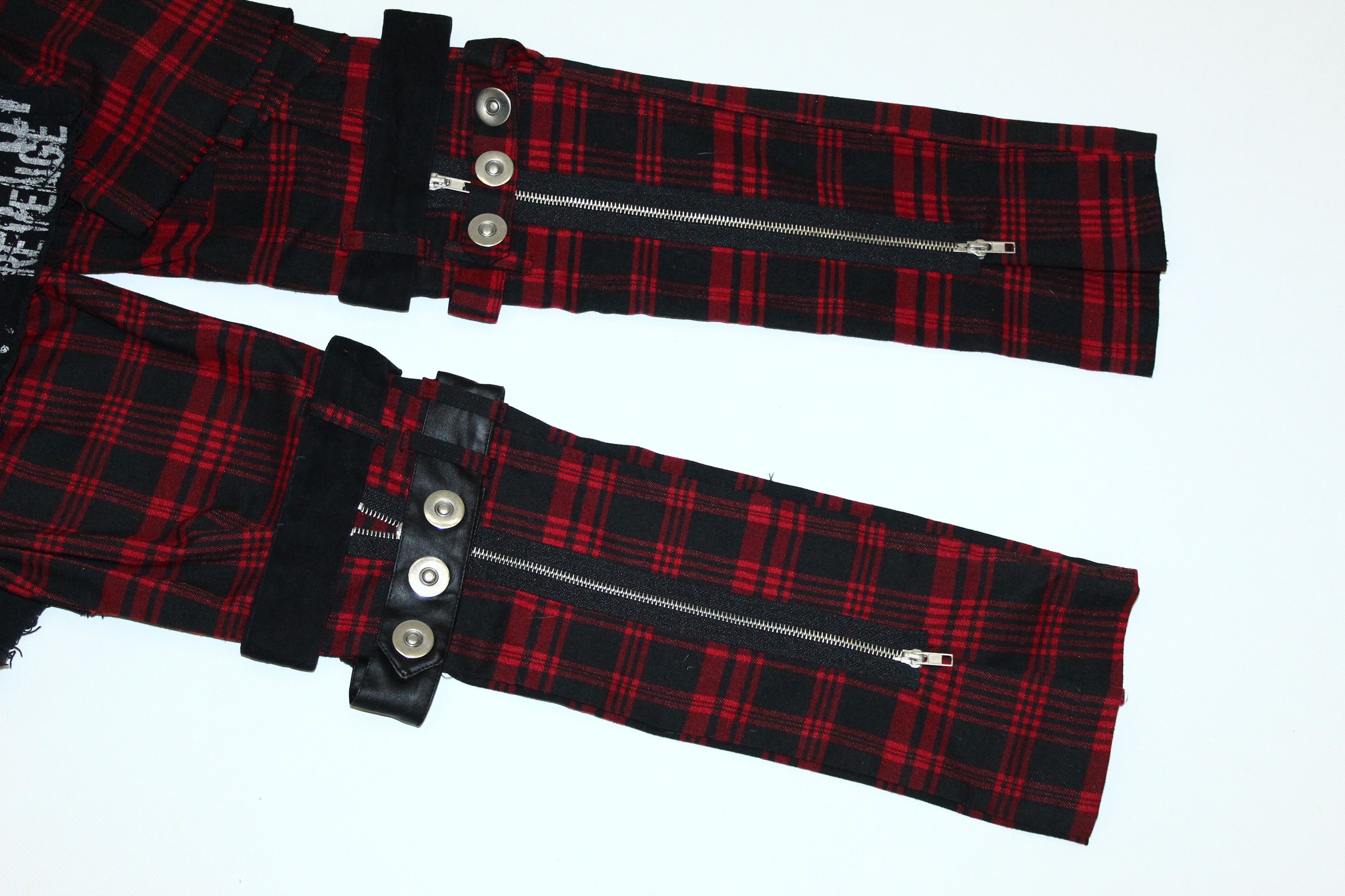 Japanese Brand Y2K💥VTG Sex Pot Revenge Destroy Punk Bondage Tartan Pants Size US 32 / EU 48 - 13 Thumbnail