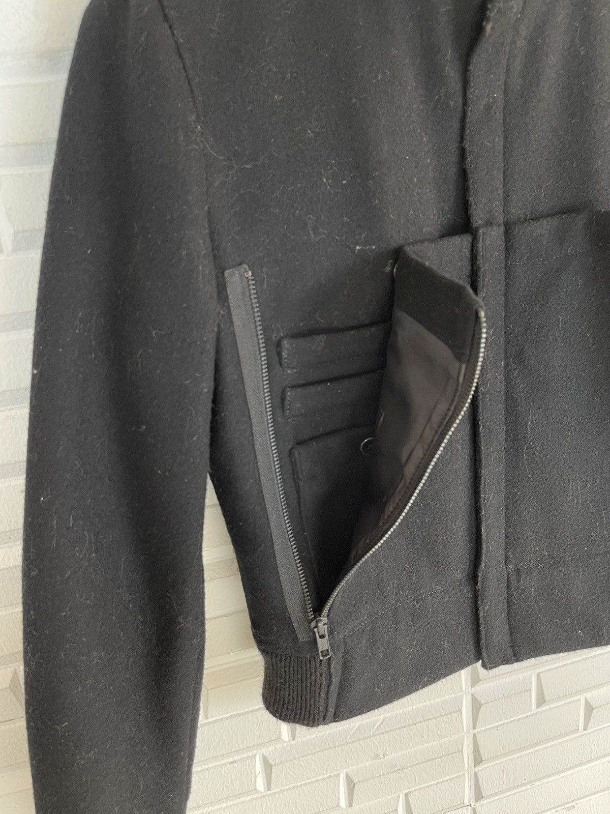Uniqlo × Vintage Black 90’s Uniqlo Streetwear Parachute Cropped Jacket Size US S / EU 44-46 / 1 - 7 Thumbnail