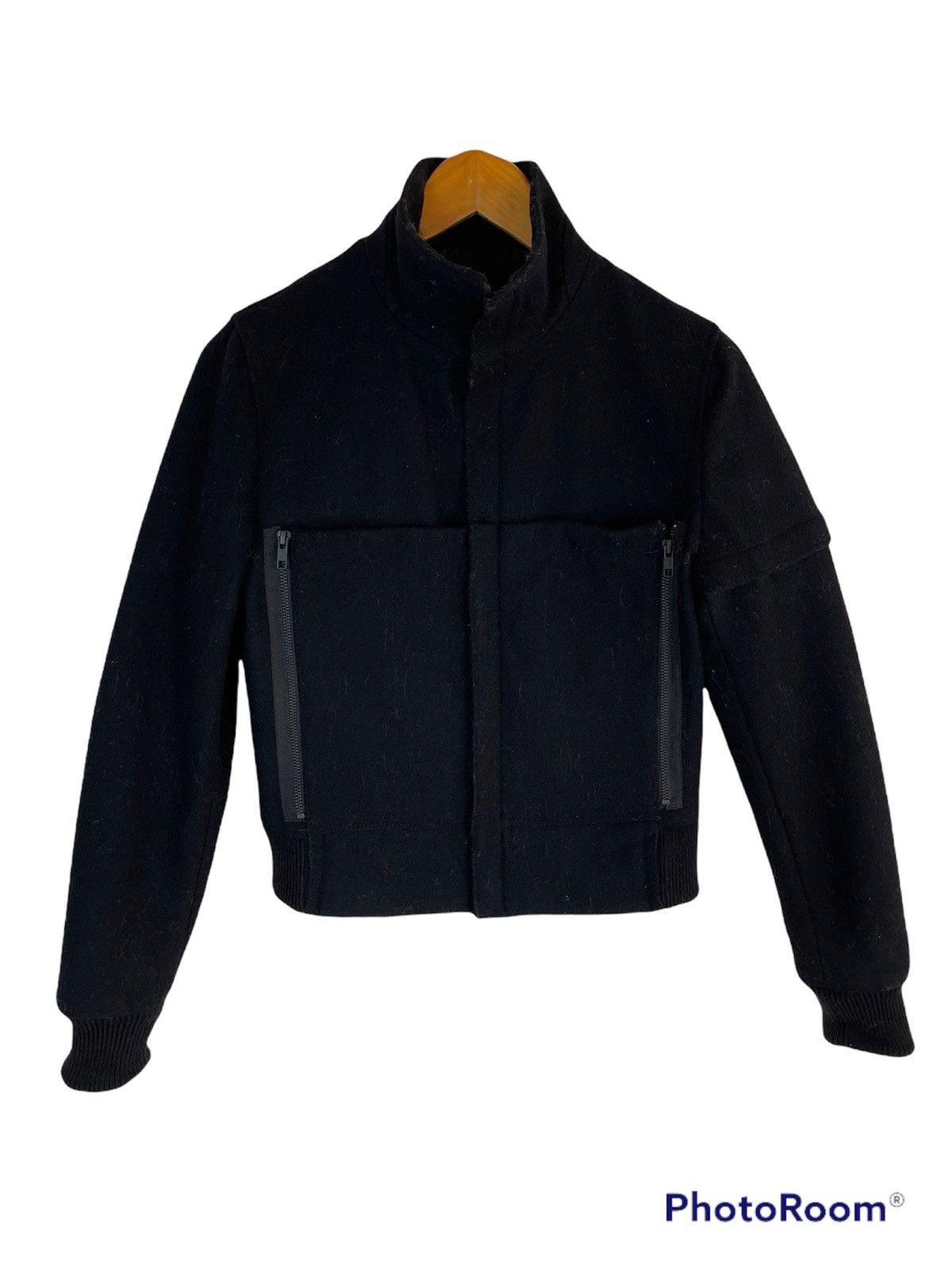 Uniqlo × Vintage Black 90’s Uniqlo Streetwear Parachute Cropped Jacket Size US S / EU 44-46 / 1 - 2 Thumbnail