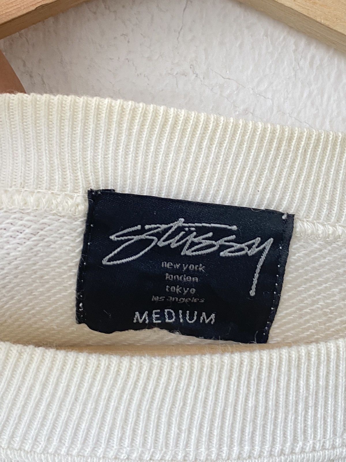 Stussy × Vintage Vintage Stussy Embroidered Crewneck / Travis Flacko Scott Size US M / EU 48-50 / 2 - 3 Thumbnail