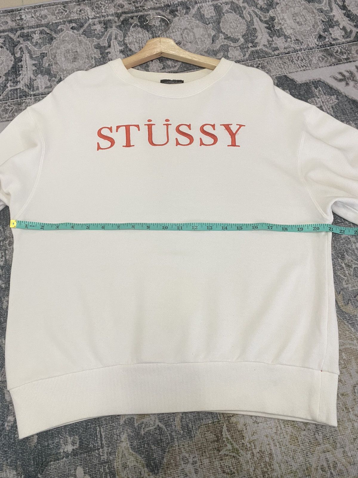 Stussy × Vintage Vintage Stussy Embroidered Crewneck / Travis Flacko Scott Size US M / EU 48-50 / 2 - 6 Thumbnail